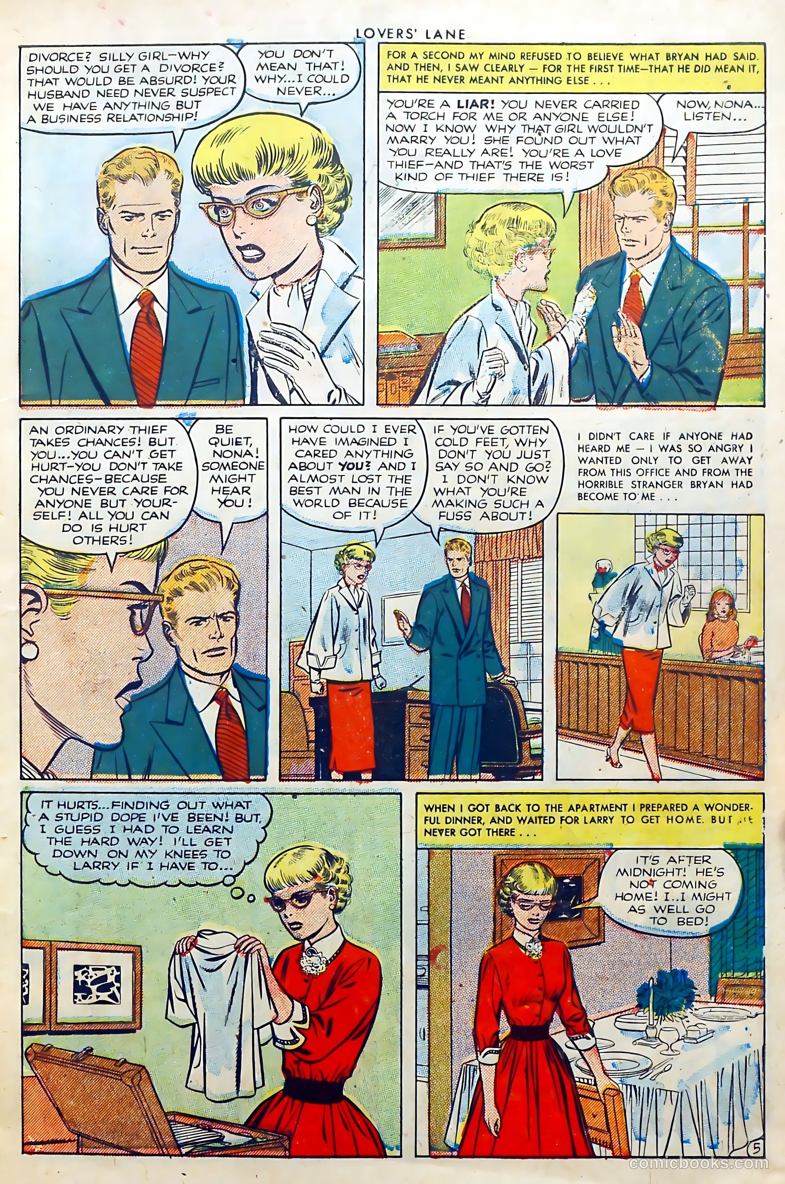 Lovers' Lane #27 (1952) — page 7 of 36
