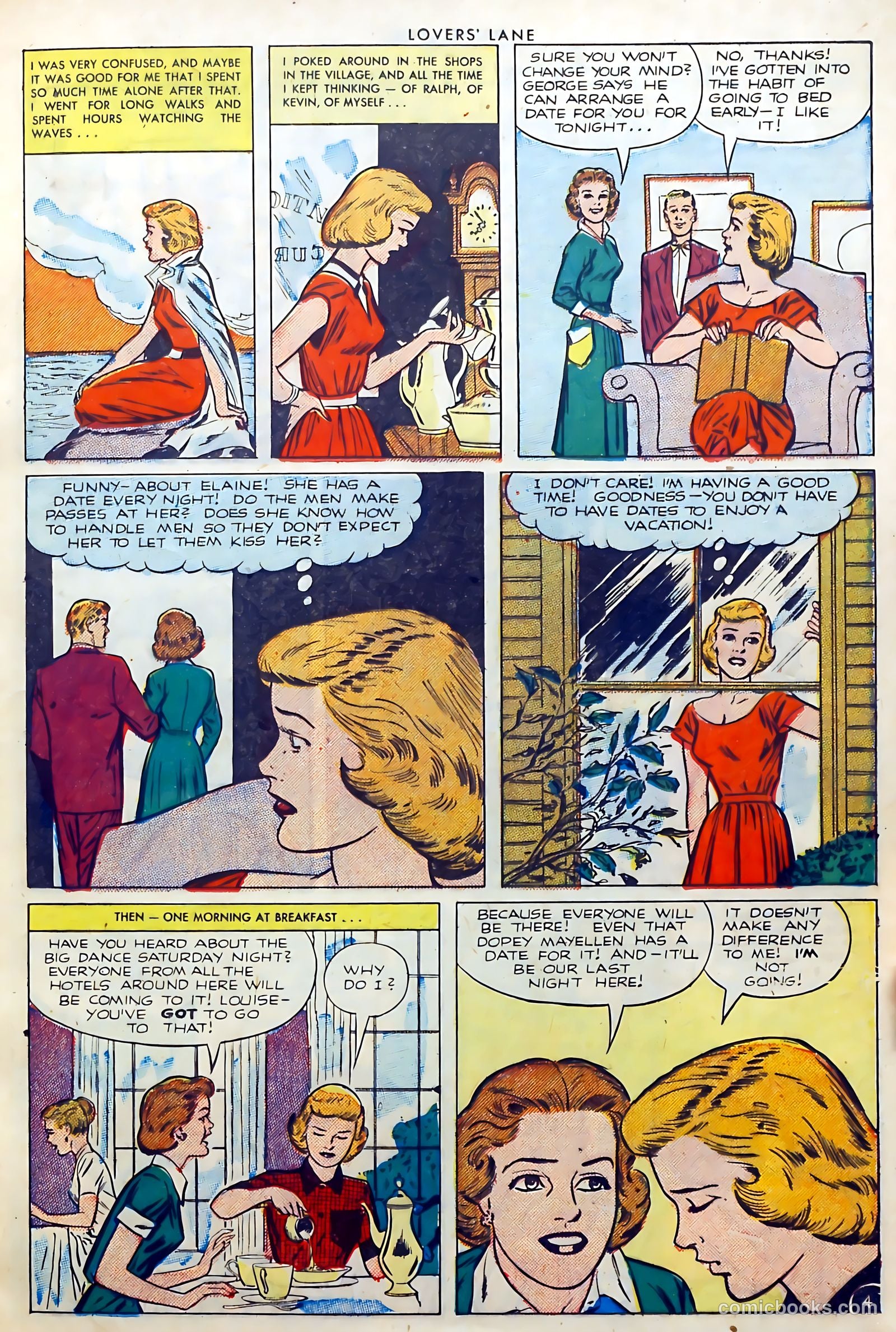 Lovers' Lane #27 (1952) — page 13 of 36