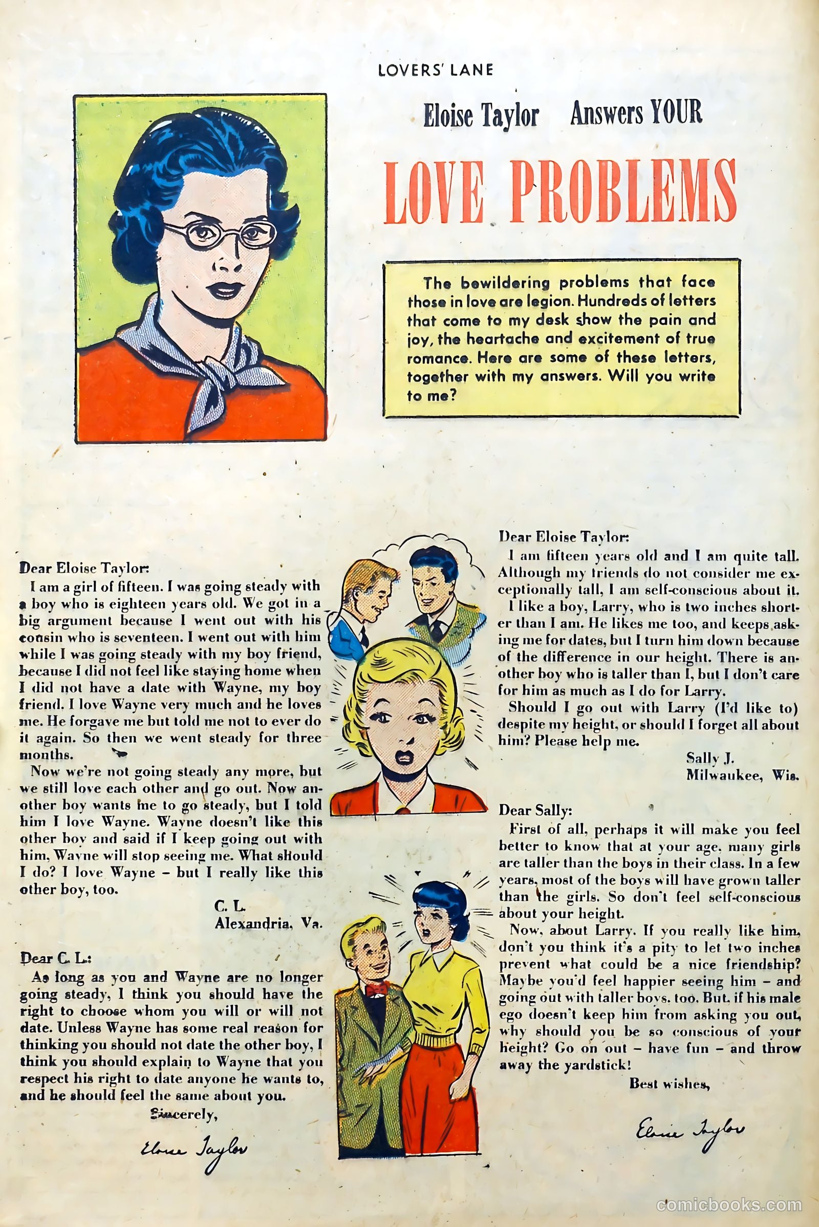 Lovers' Lane #27 (1952) — page 16 of 36