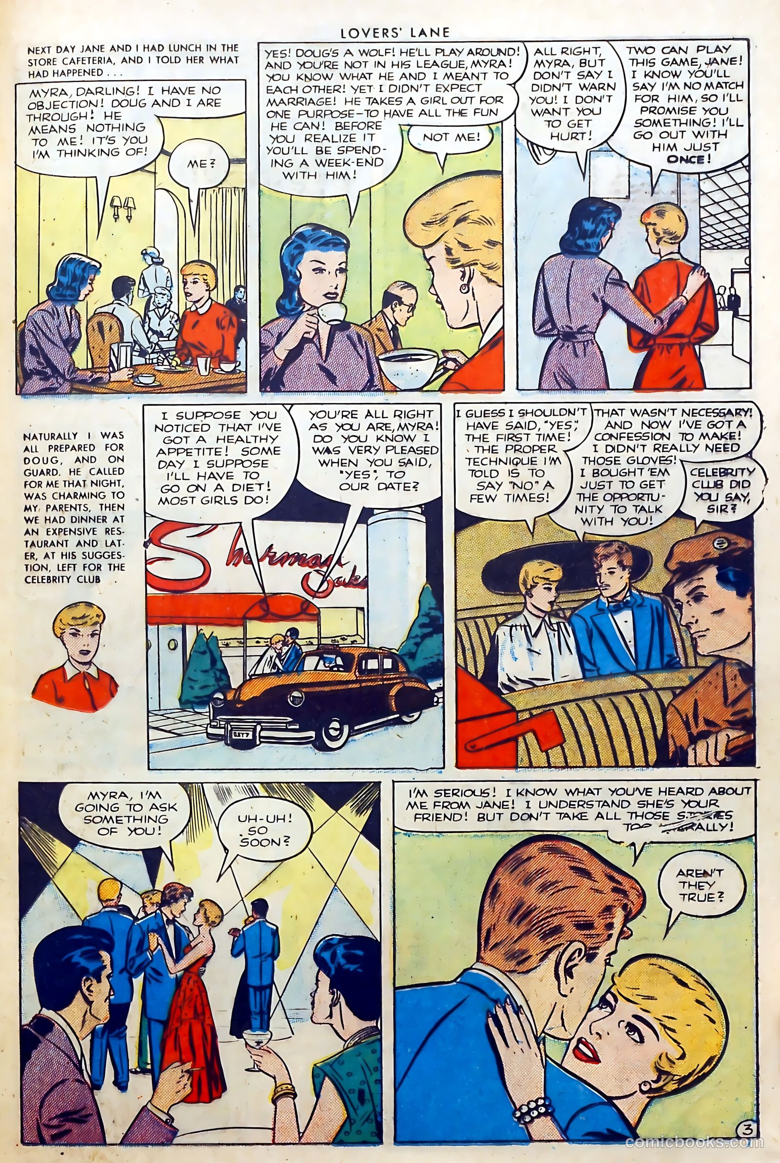Lovers' Lane #27 (1952) — page 21 of 36