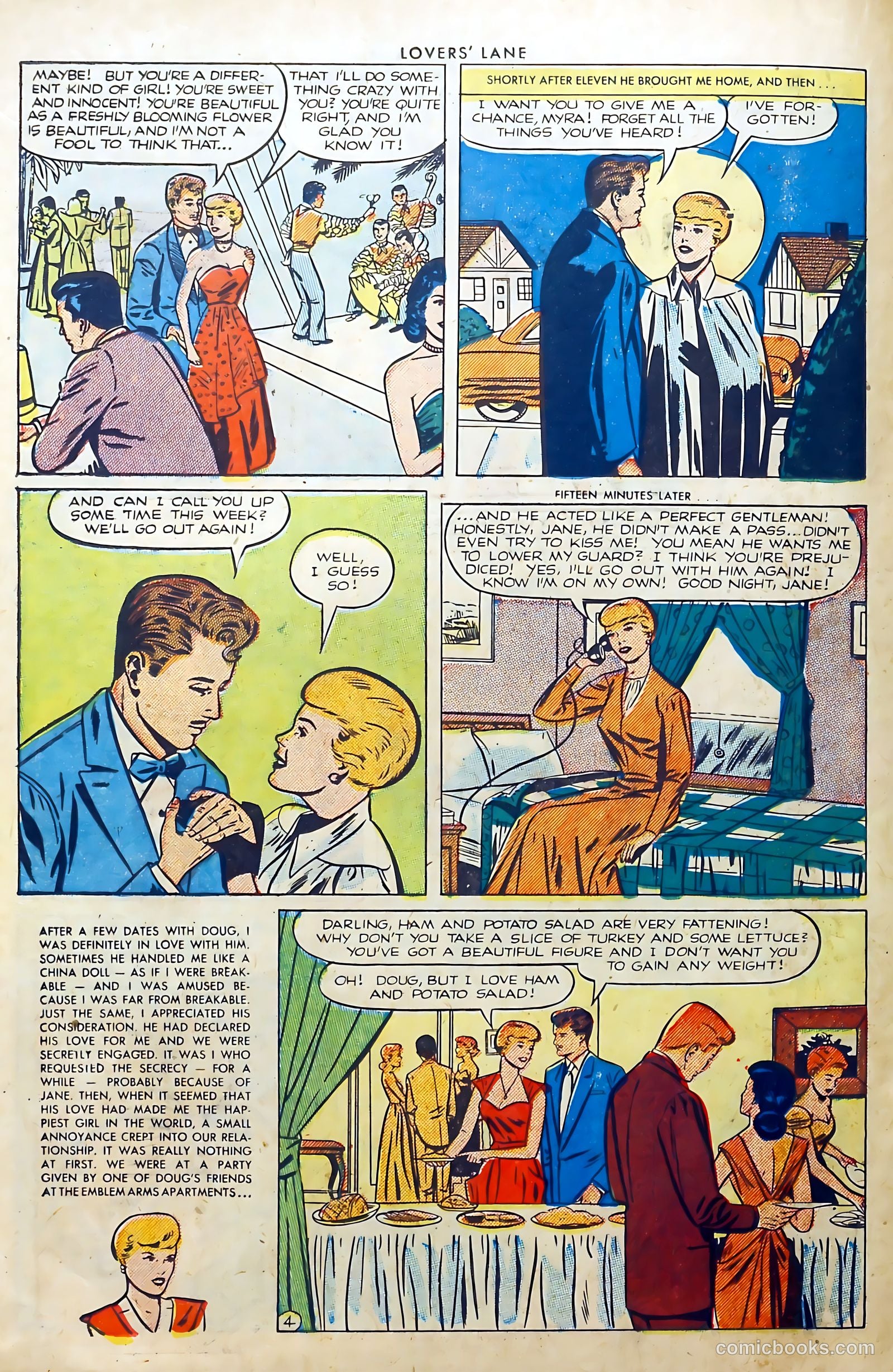 Lovers' Lane #27 (1952) — page 22 of 36