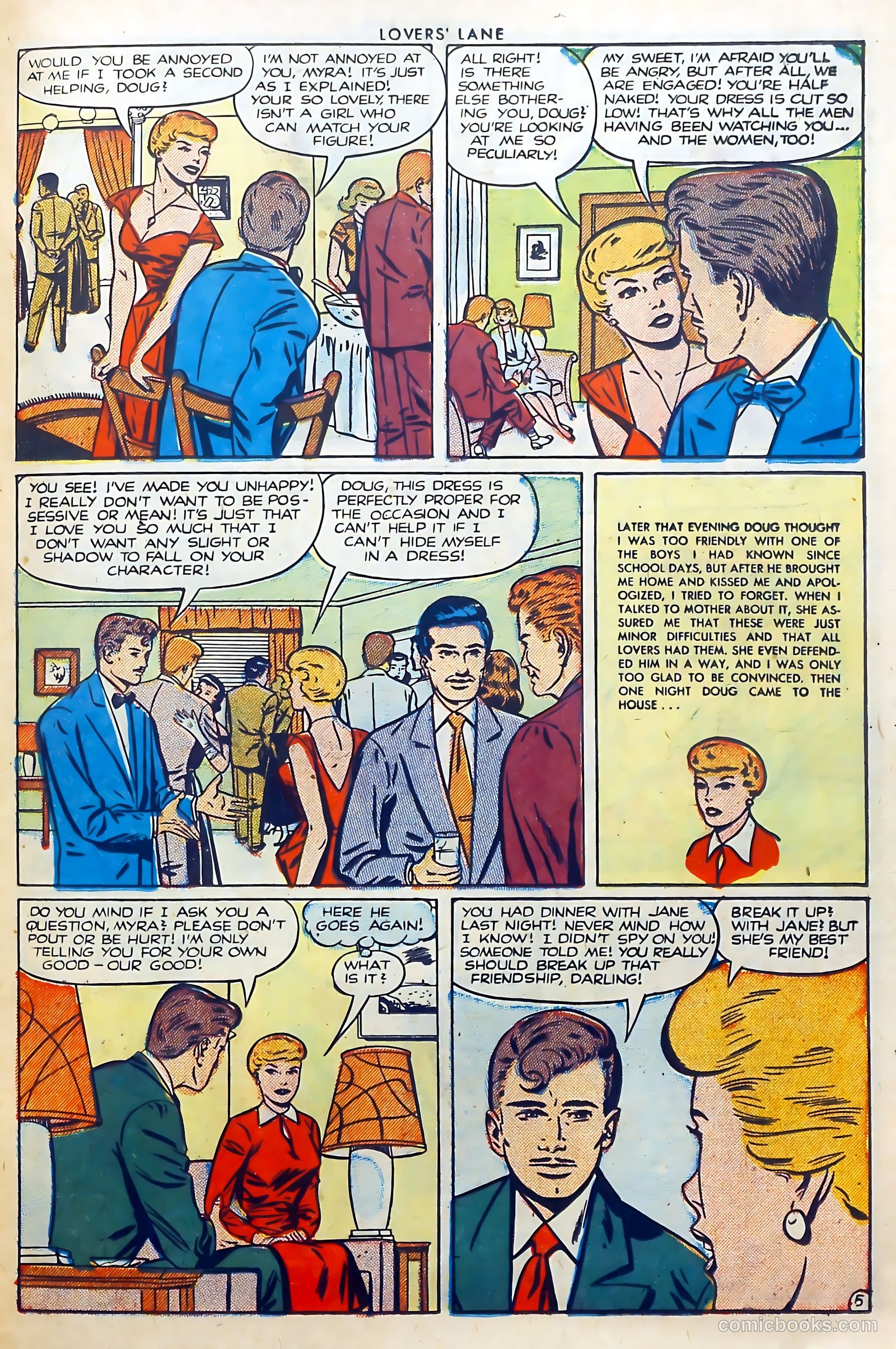 Lovers' Lane #27 (1952) — page 23 of 36