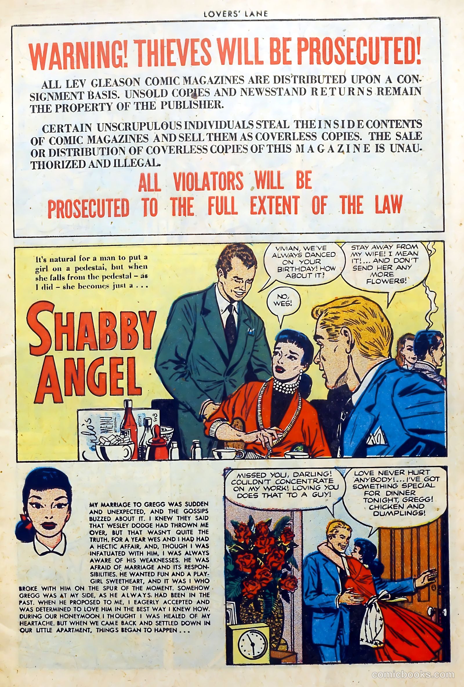 Lovers' Lane #28 (1952) — page 3 of 35