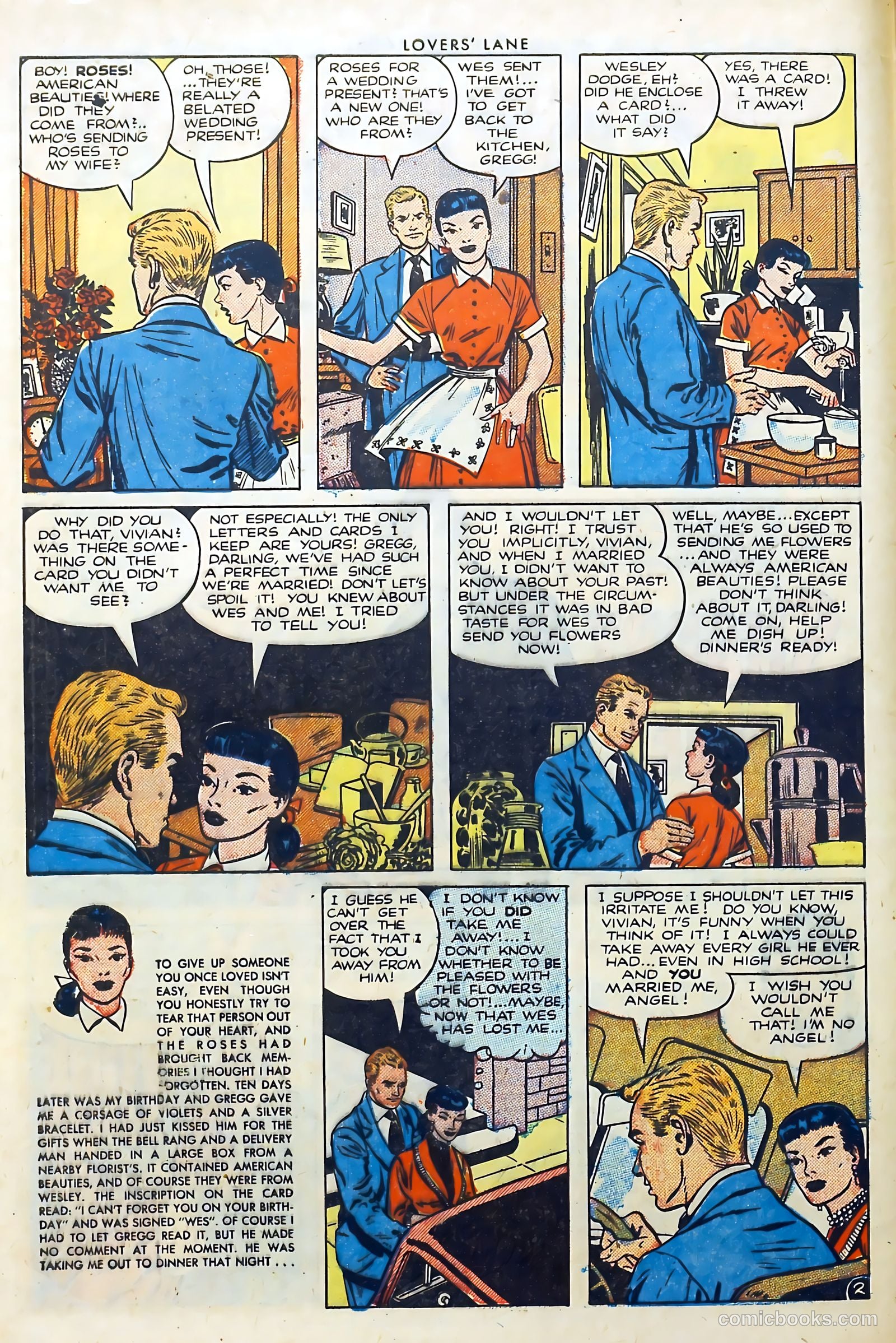Lovers' Lane #28 (1952) — page 4 of 35