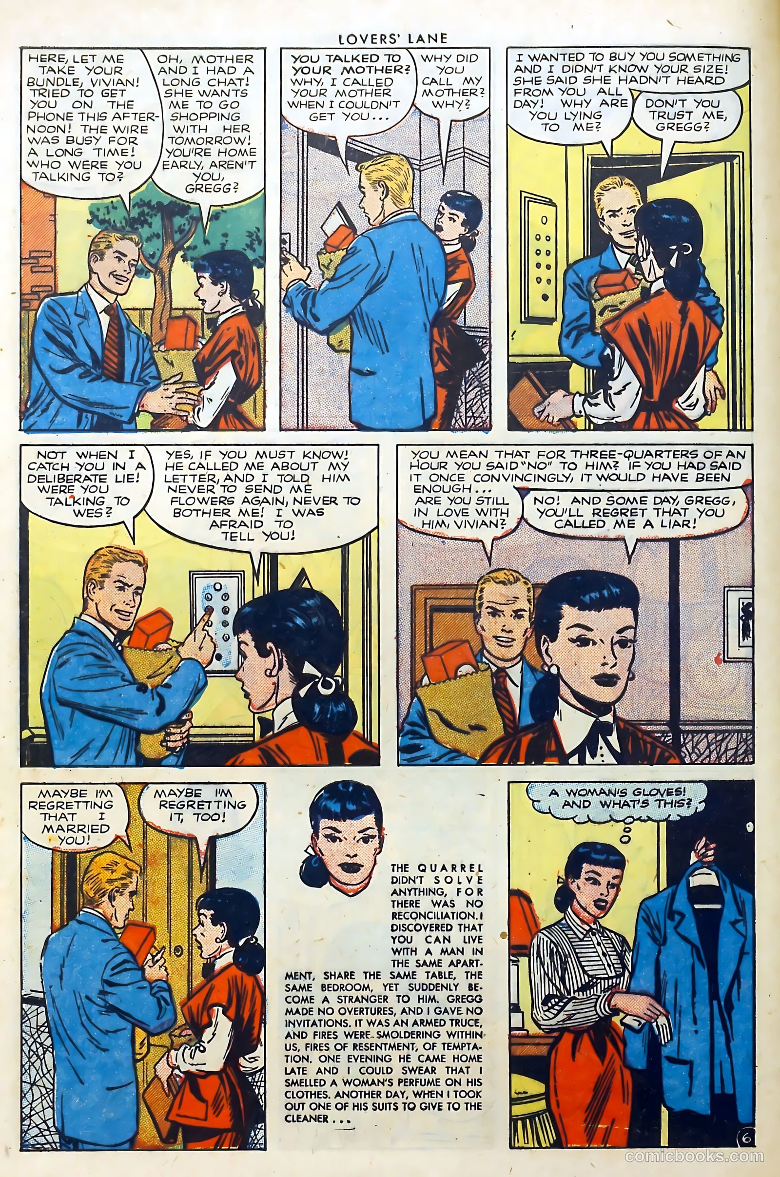 Lovers' Lane #28 (1952) — page 8 of 35