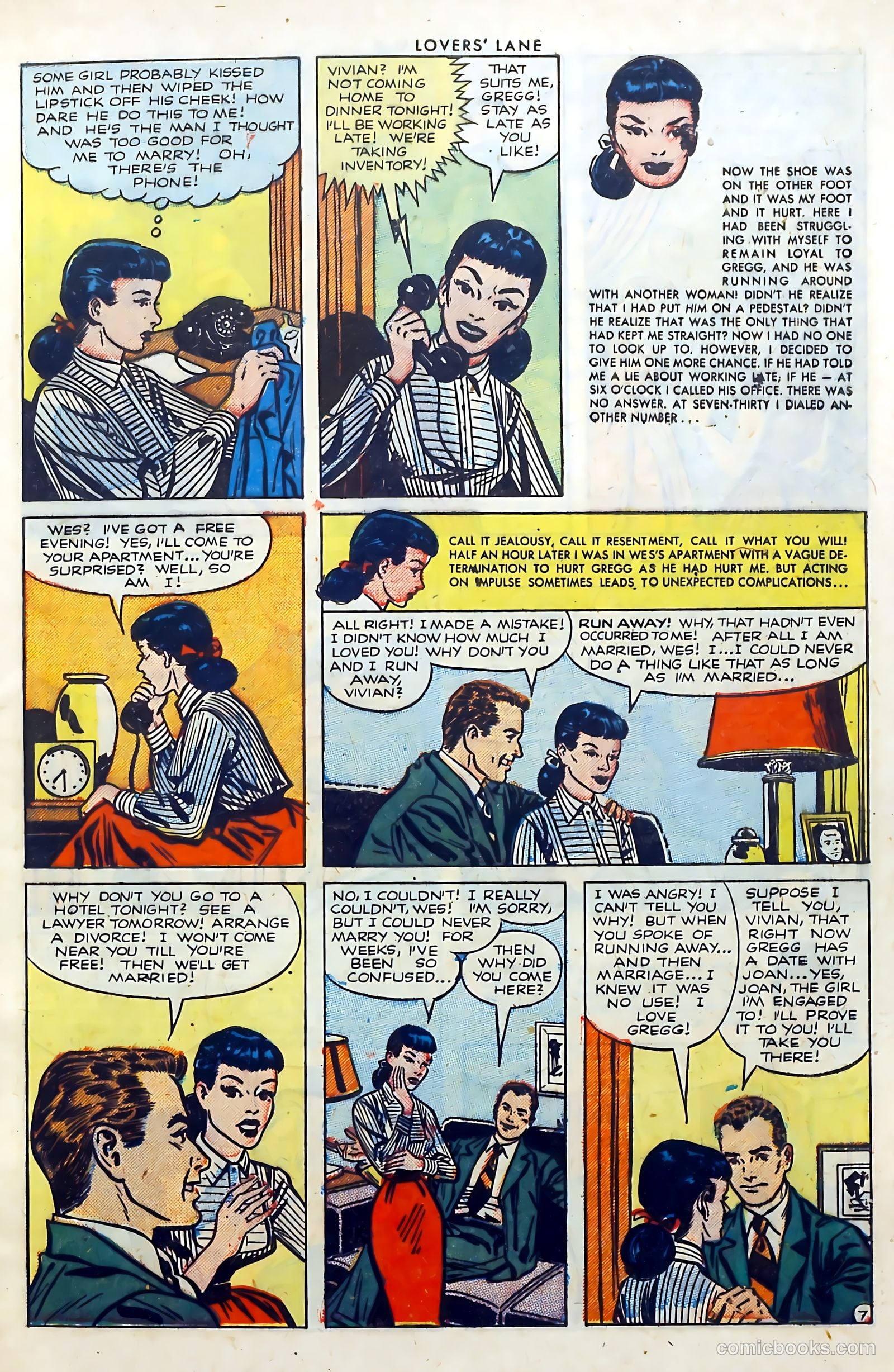 Lovers' Lane #28 (1952) — page 9 of 35