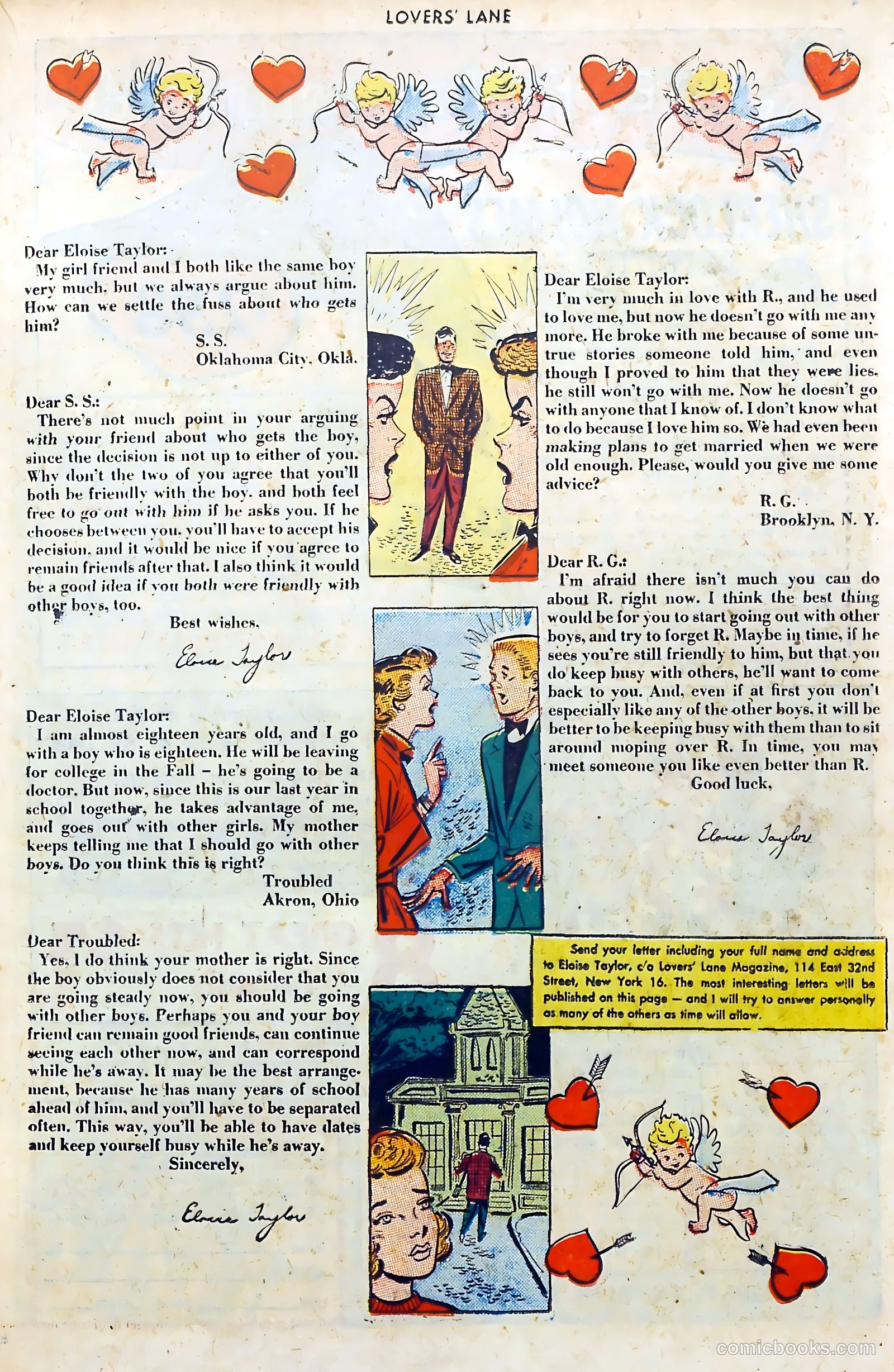 Lovers' Lane #28 (1952) — page 19 of 35