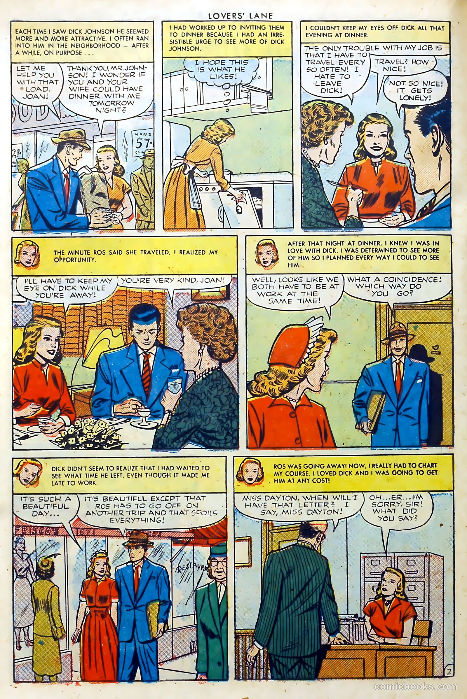 Lovers' Lane #28 (1952) — page 22 of 35