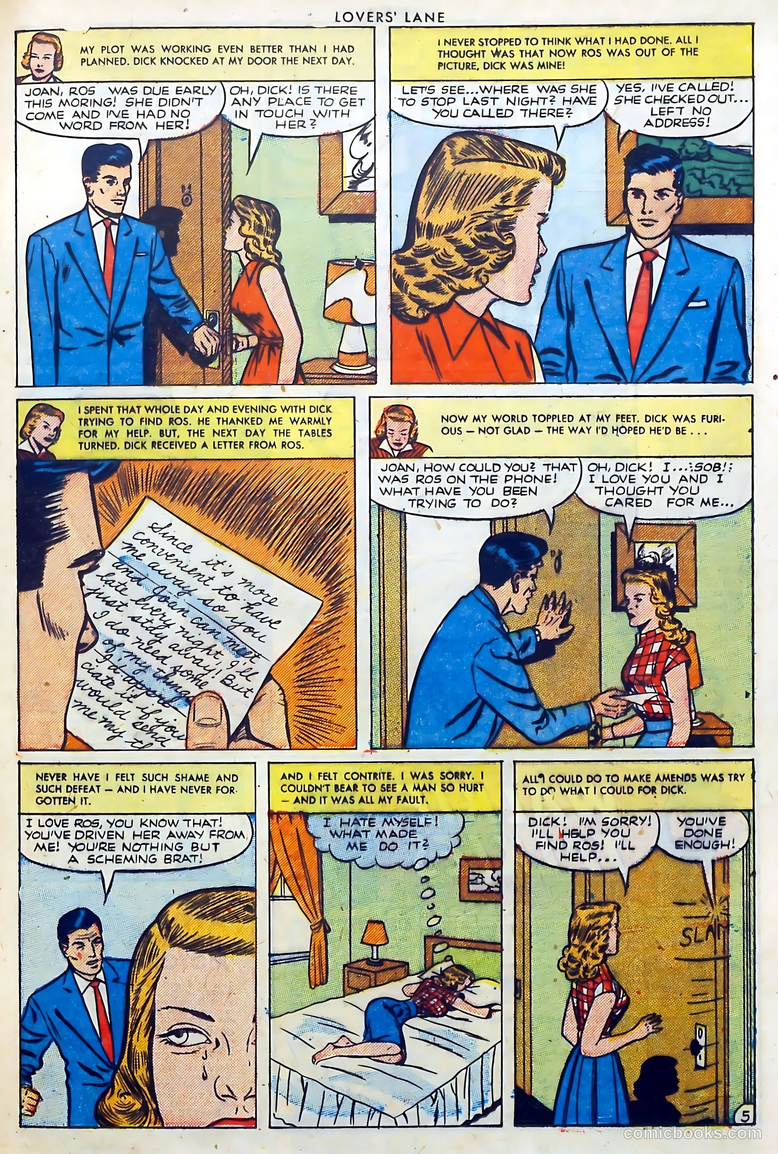 Lovers' Lane #28 (1952) — page 25 of 35