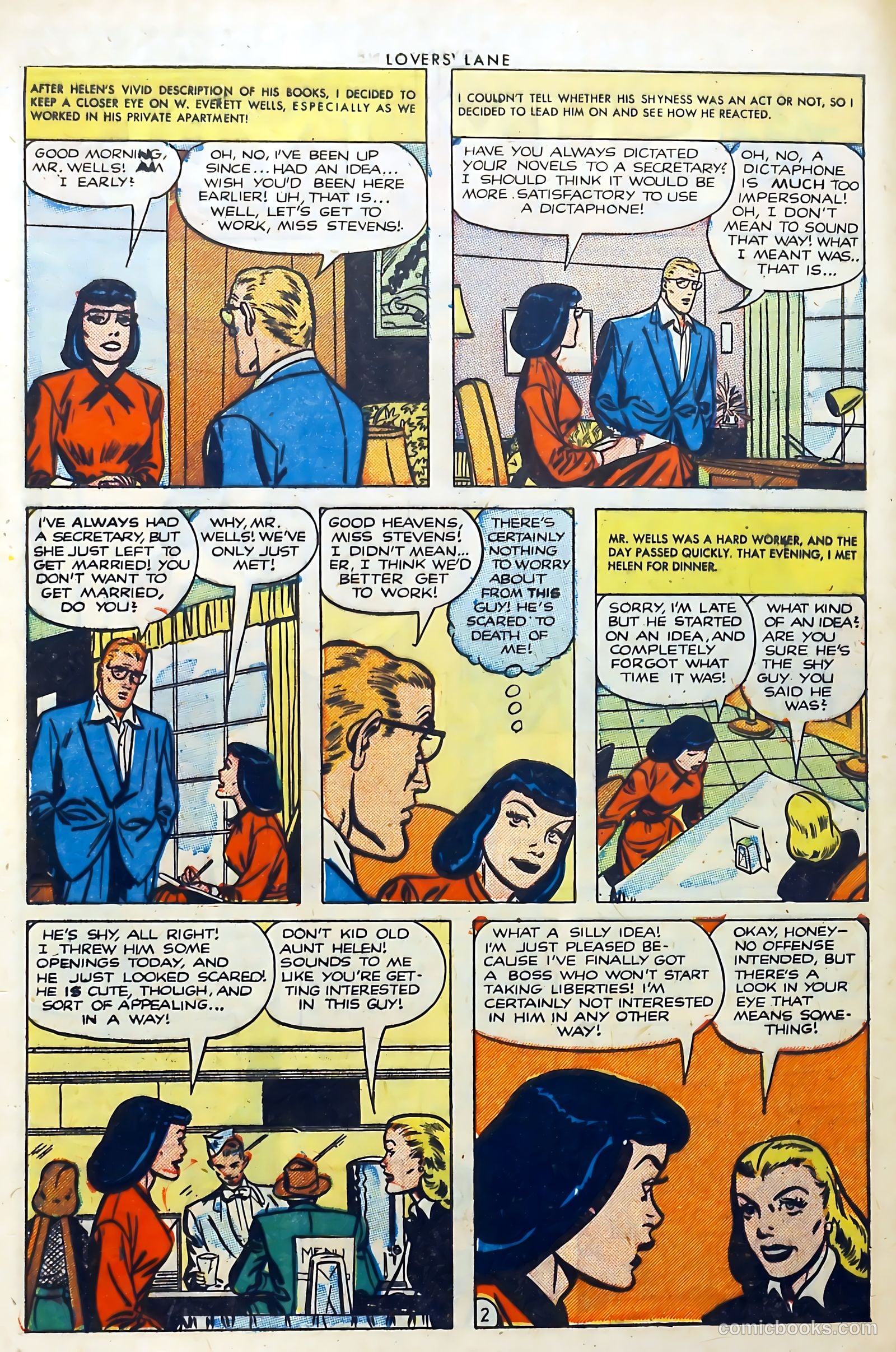 Lovers' Lane #28 (1952) — page 28 of 35