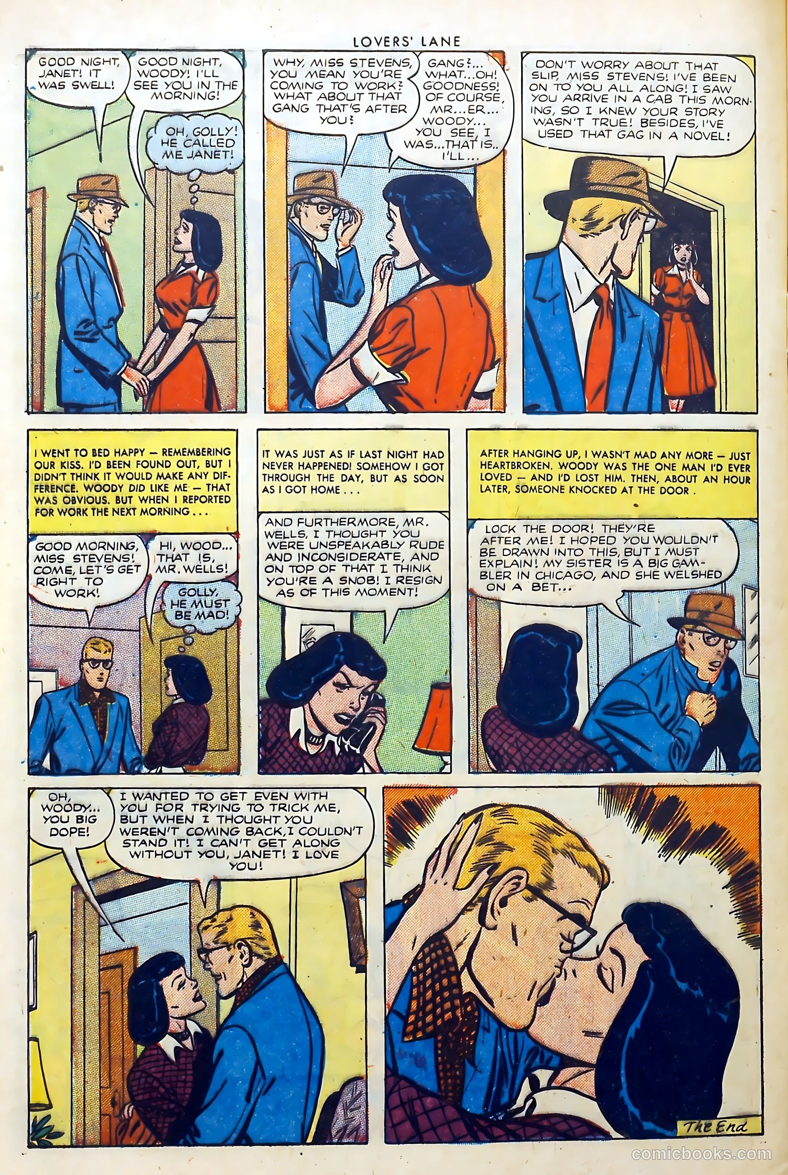 Lovers' Lane #28 (1952) — page 32 of 35