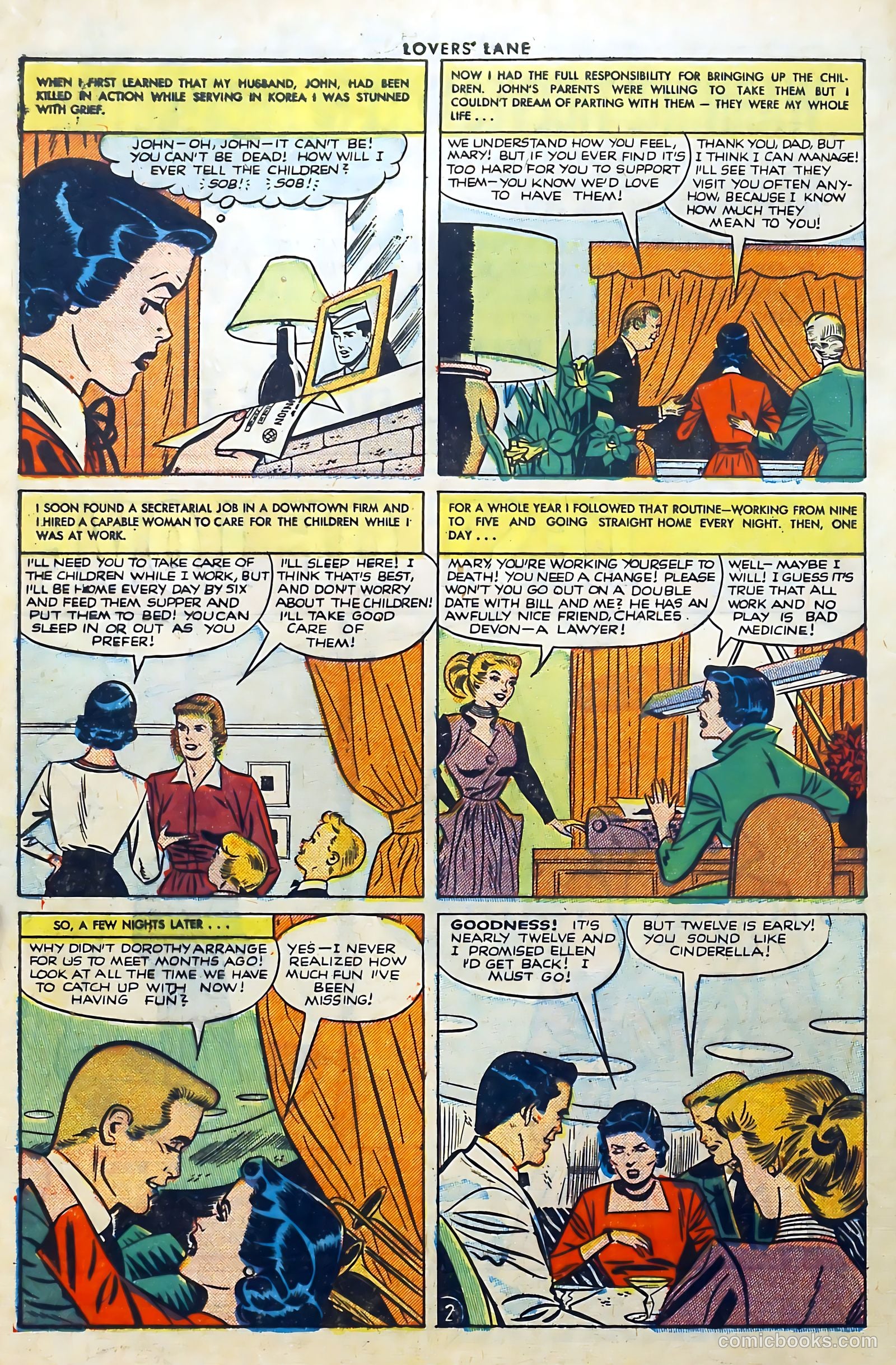 Lovers' Lane #29 (1952) — page 4 of 36