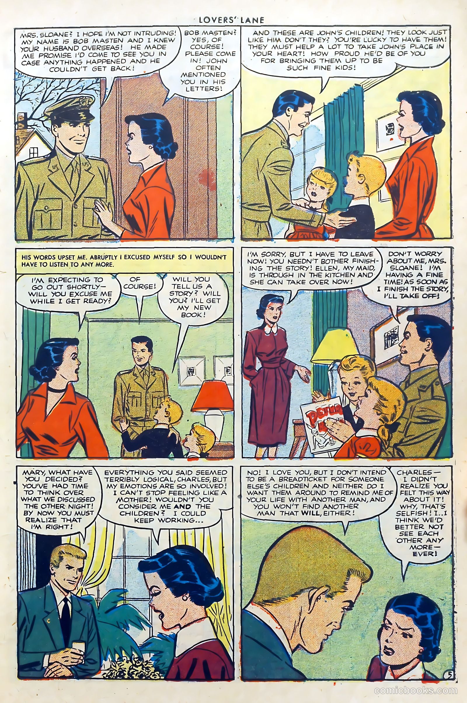 Lovers' Lane #29 (1952) — page 7 of 36