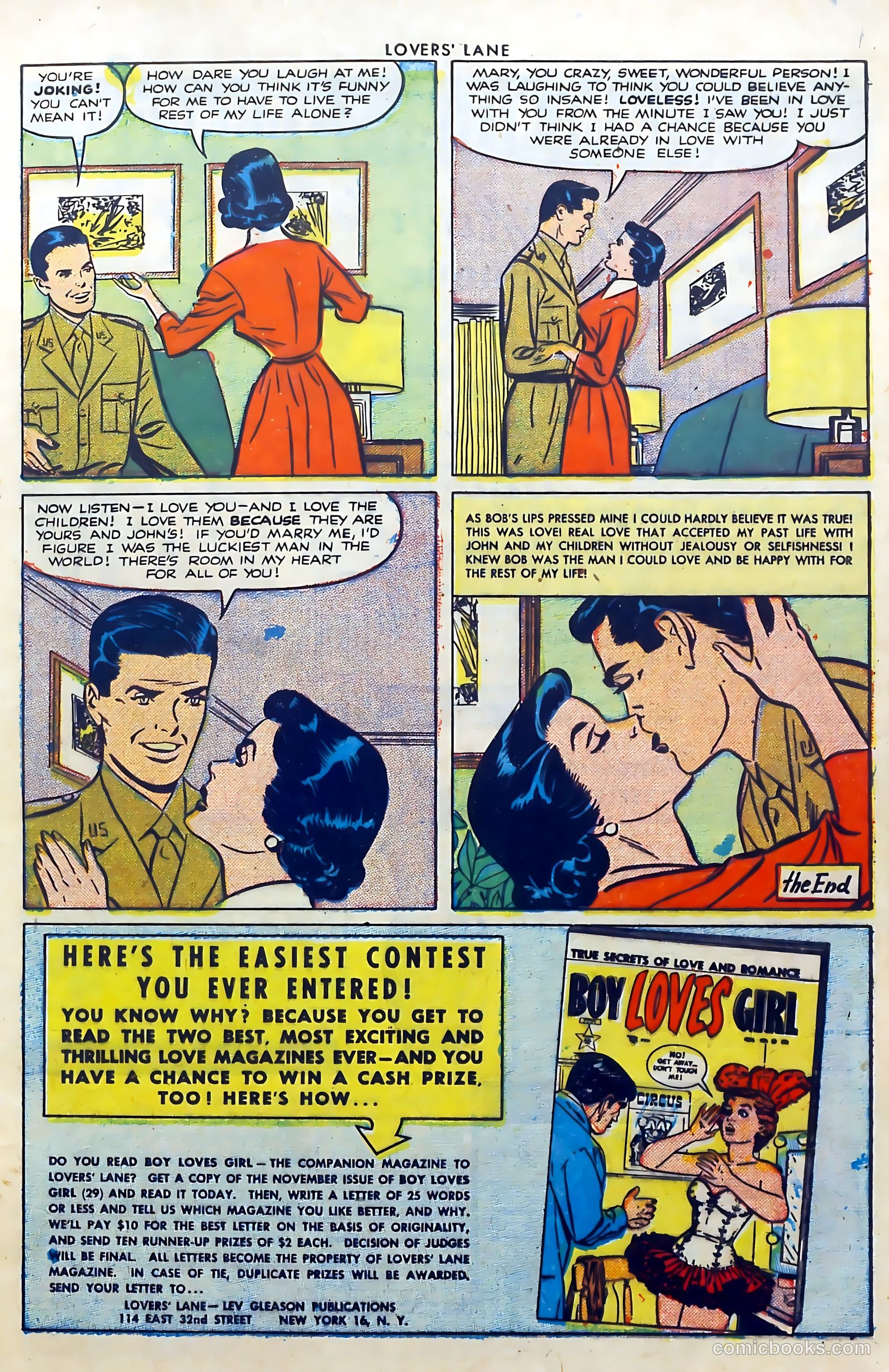 Lovers' Lane #29 (1952) — page 9 of 36