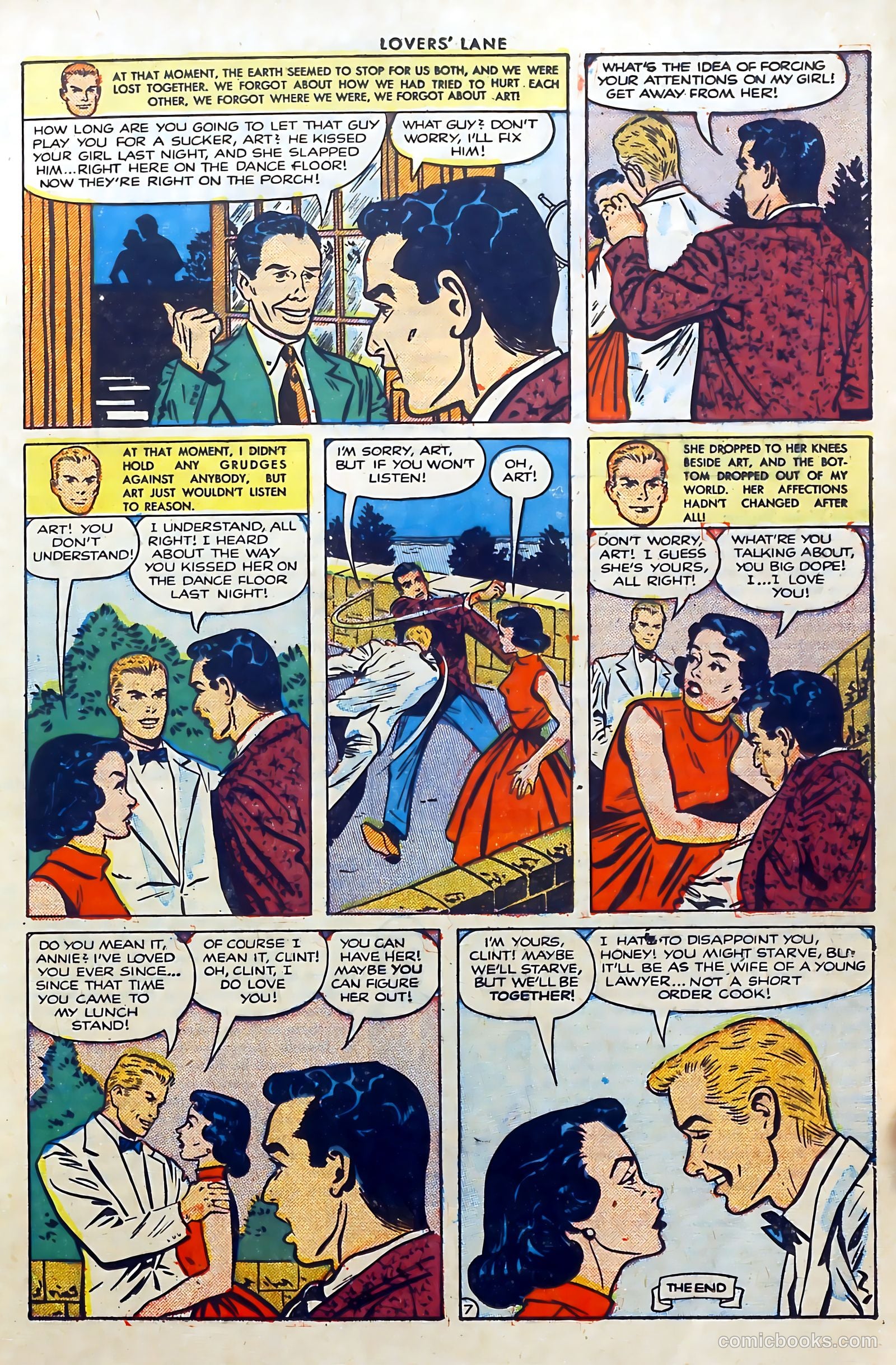Lovers' Lane #29 (1952) — page 17 of 36