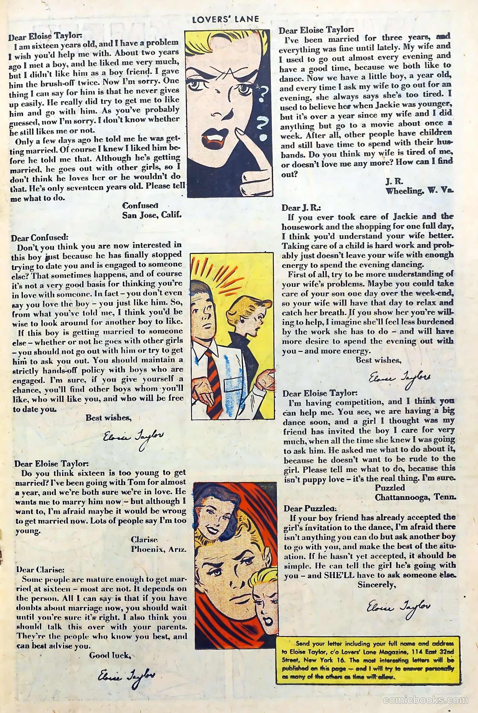 Lovers' Lane #29 (1952) — page 19 of 36