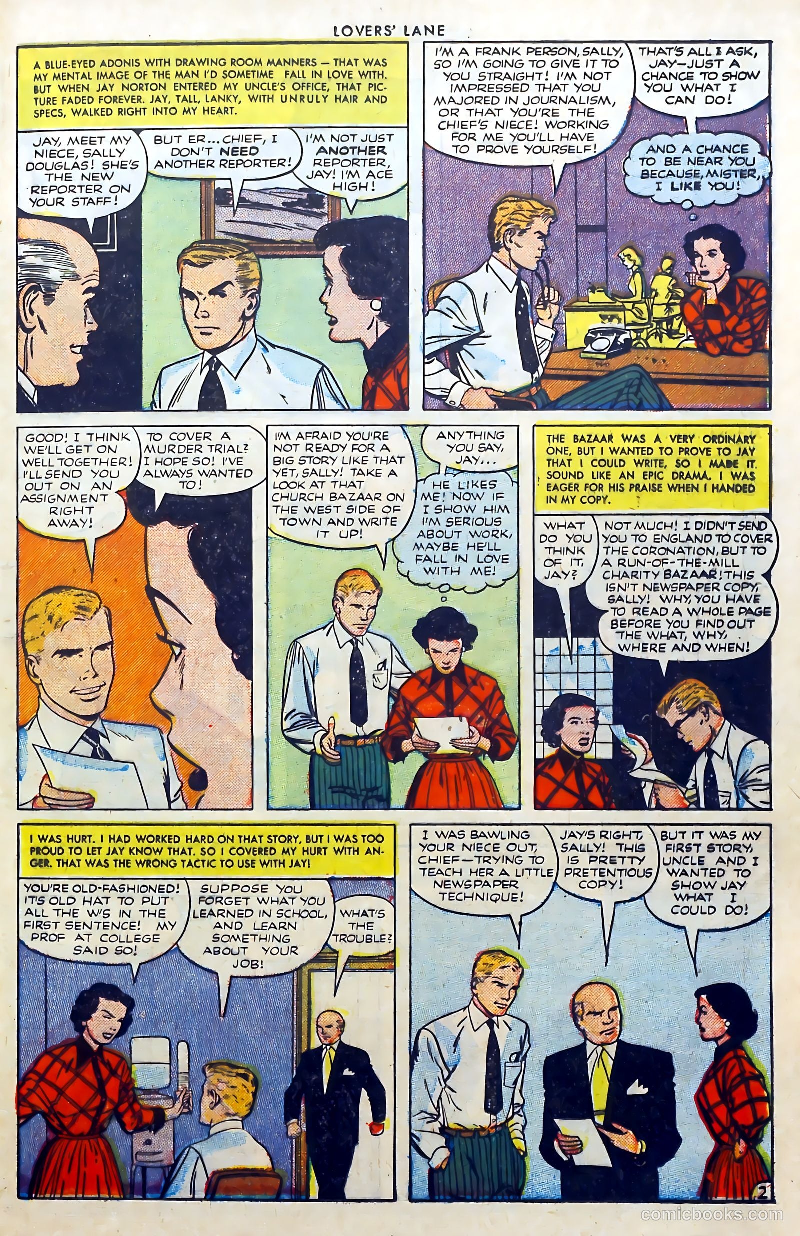 Lovers' Lane #29 (1952) — page 21 of 36