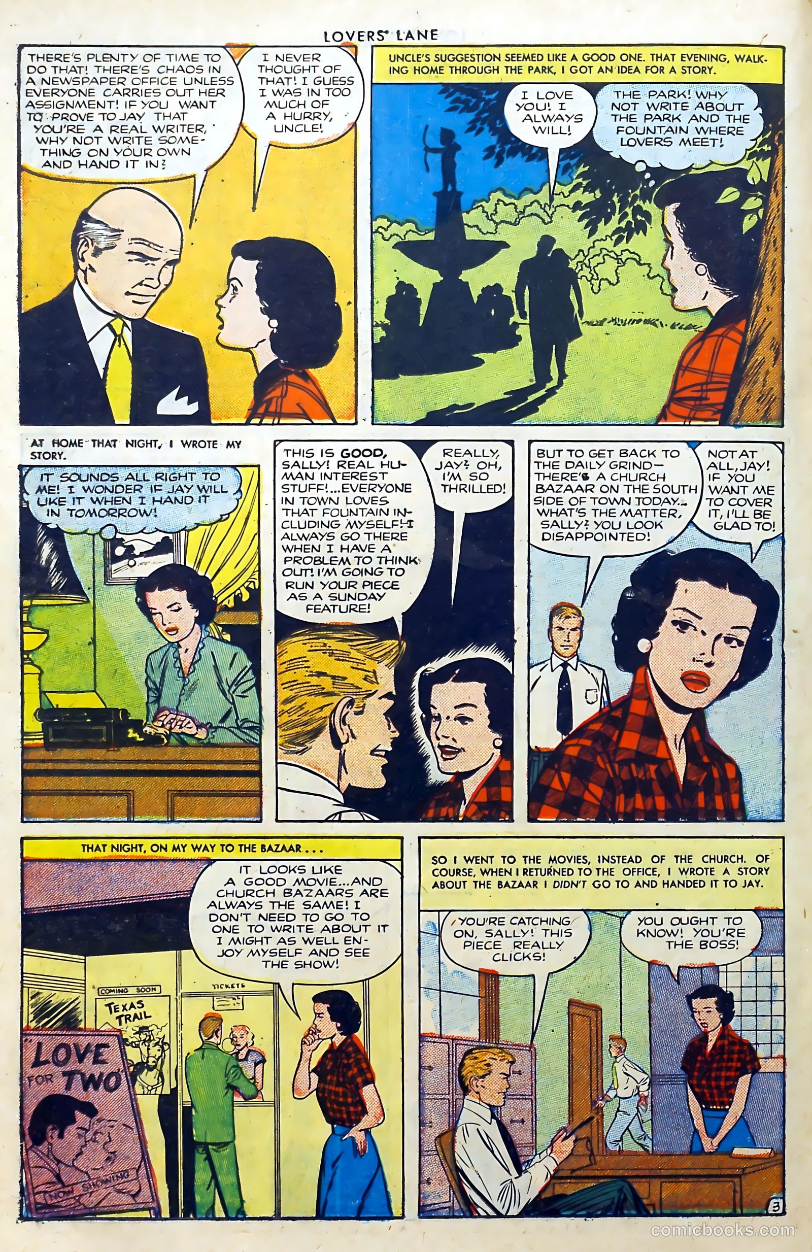 Lovers' Lane #29 (1952) — page 22 of 36