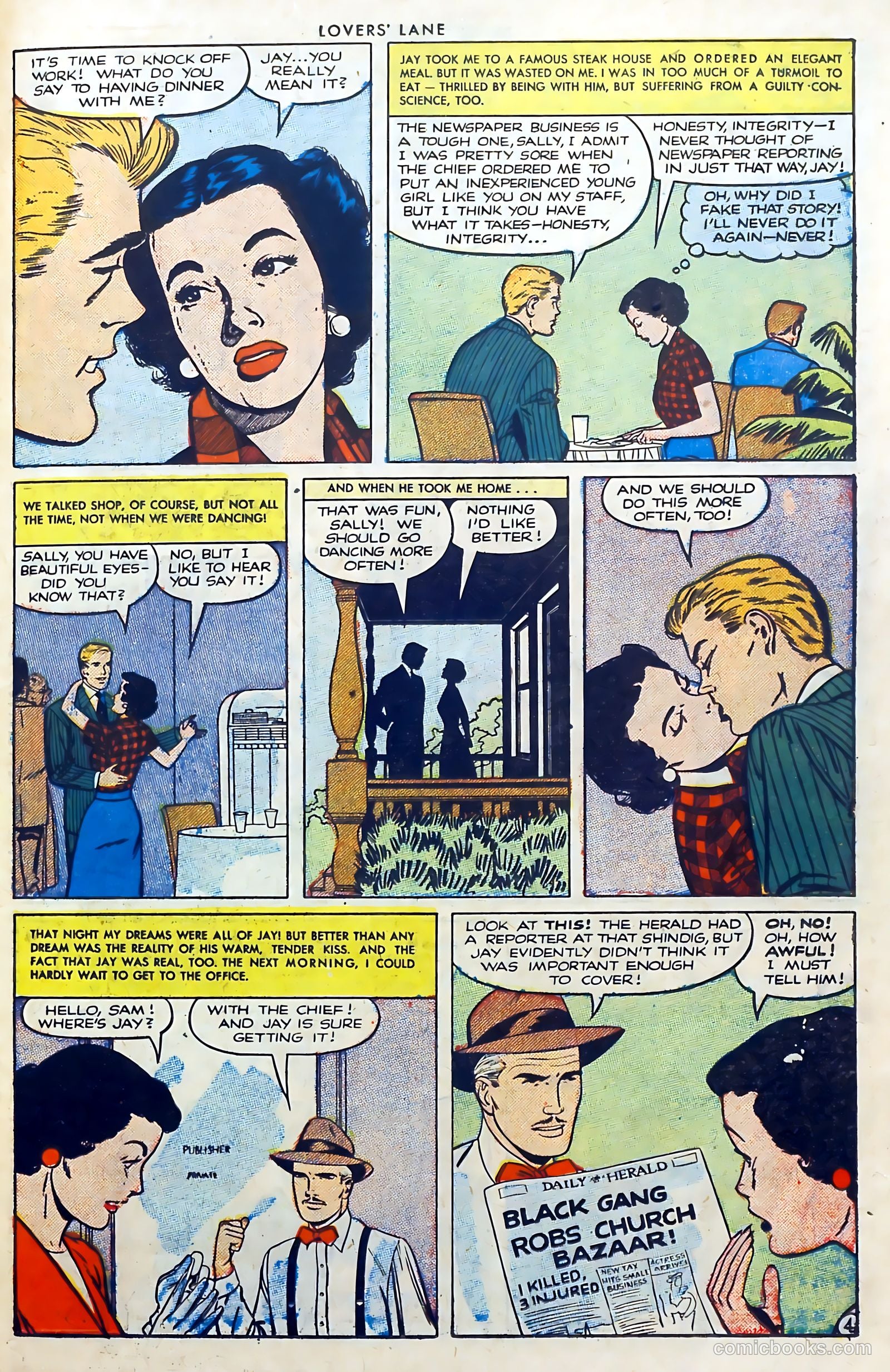 Lovers' Lane #29 (1952) — page 23 of 36