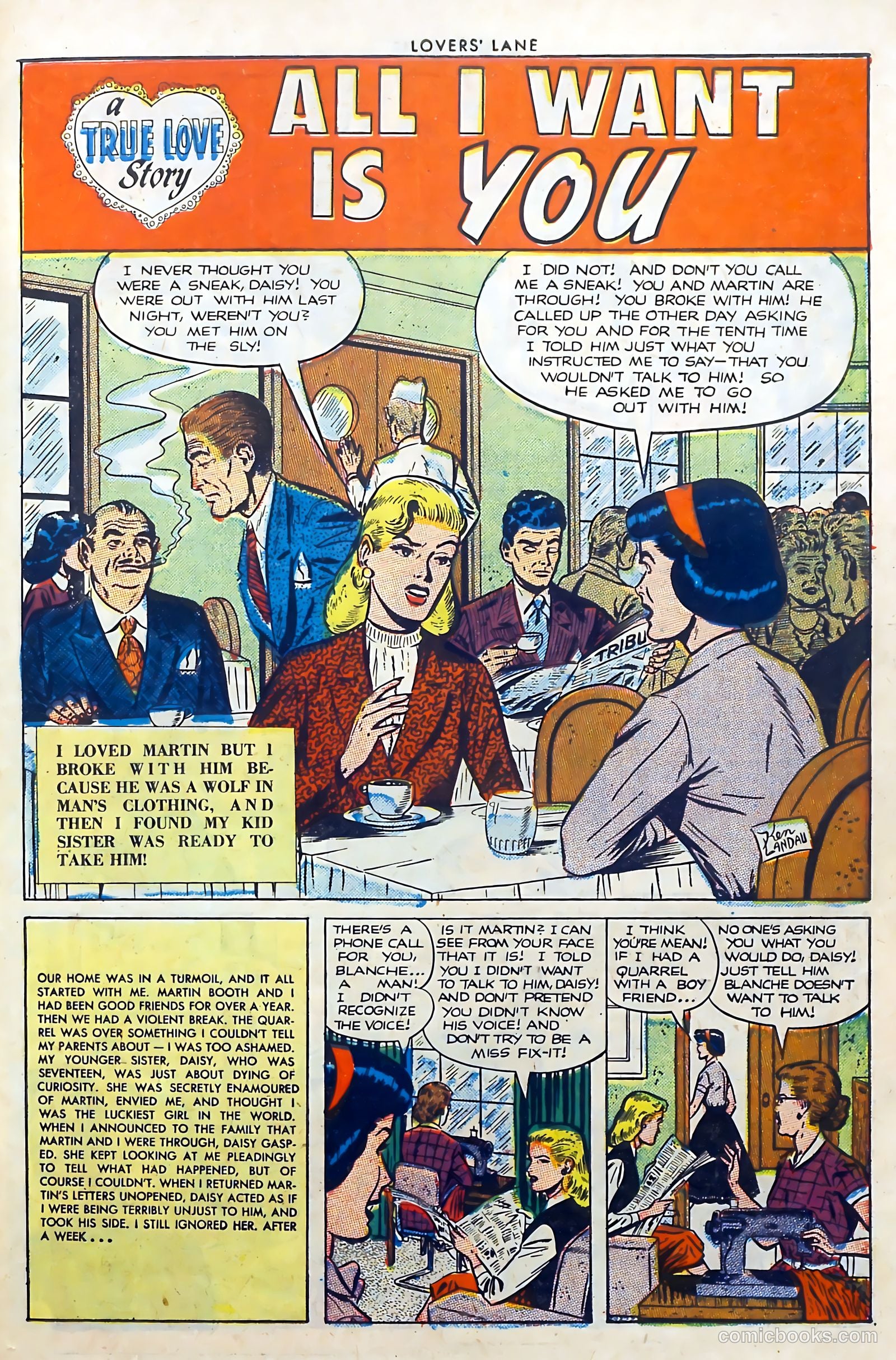 Lovers' Lane #29 (1952) — page 27 of 36