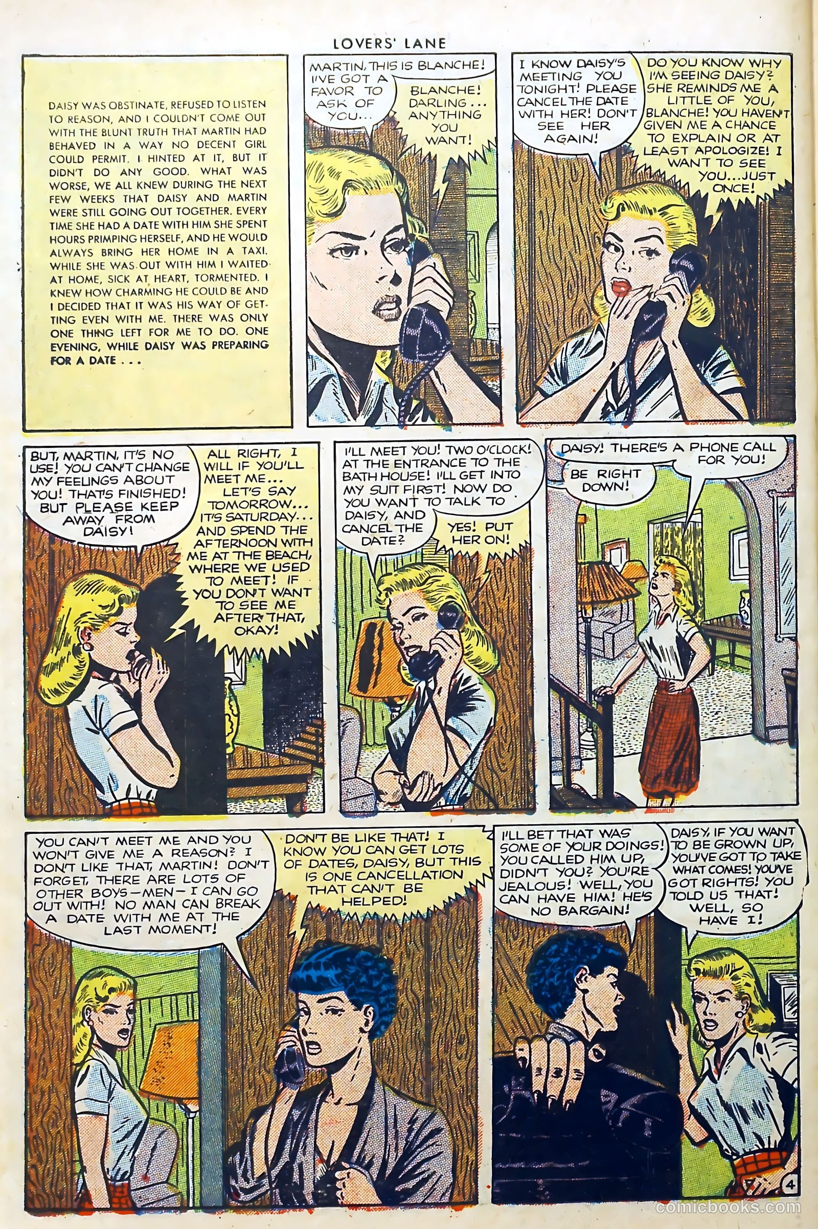 Lovers' Lane #29 (1952) — page 30 of 36