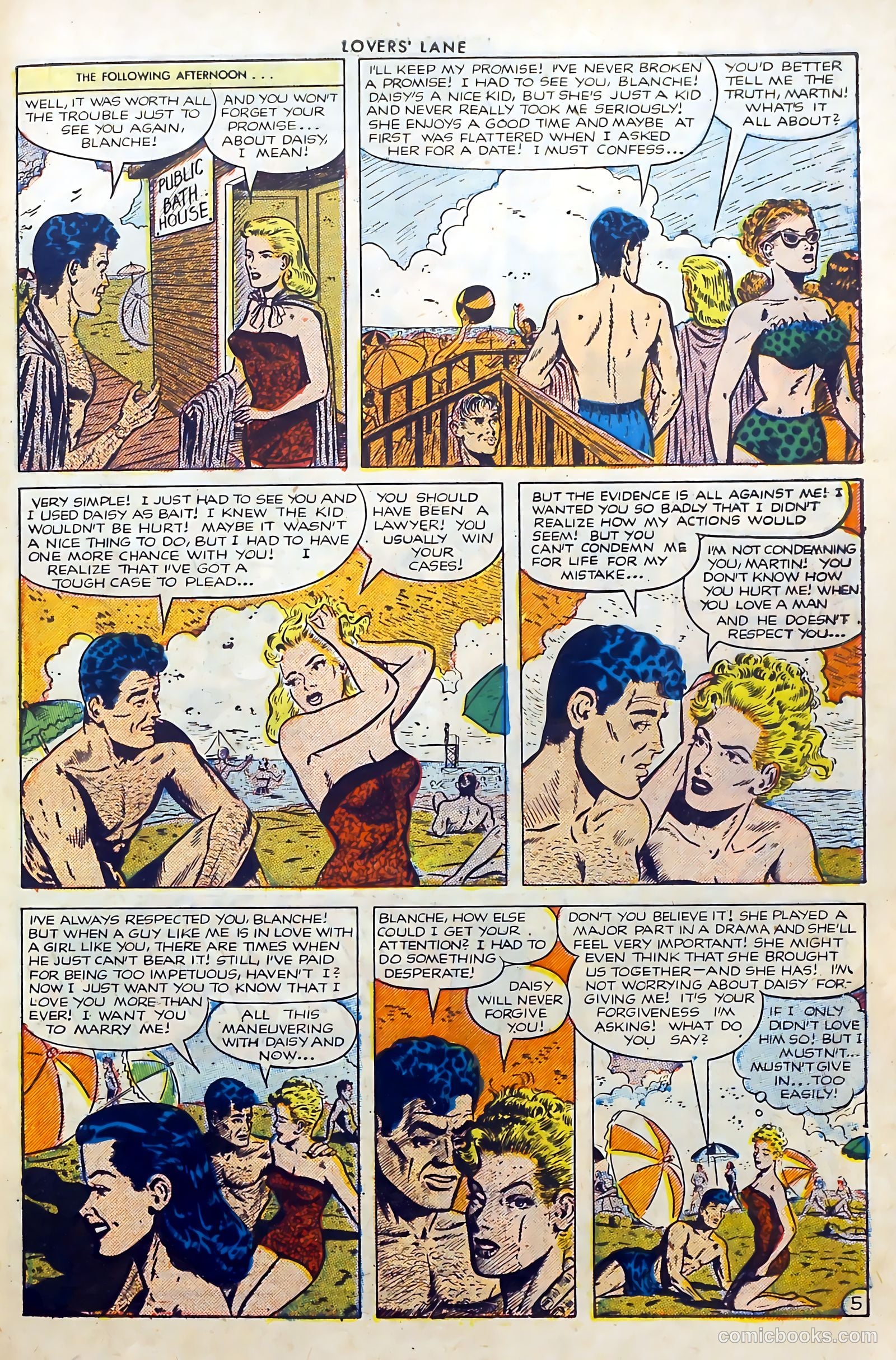 Lovers' Lane #29 (1952) — page 31 of 36