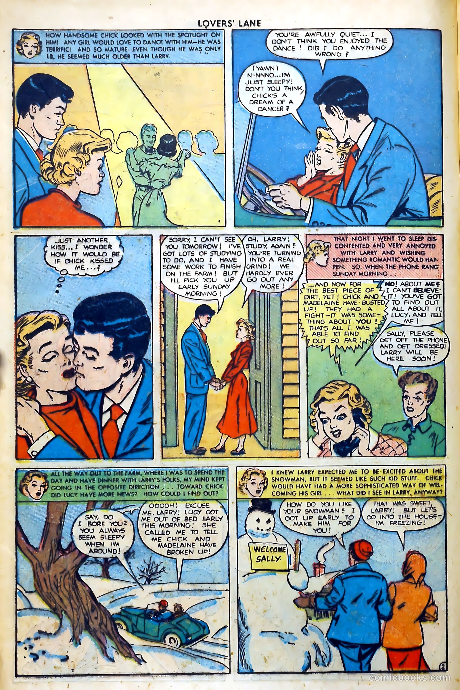 Lovers' Lane #3 (1950) — page 16 of 52