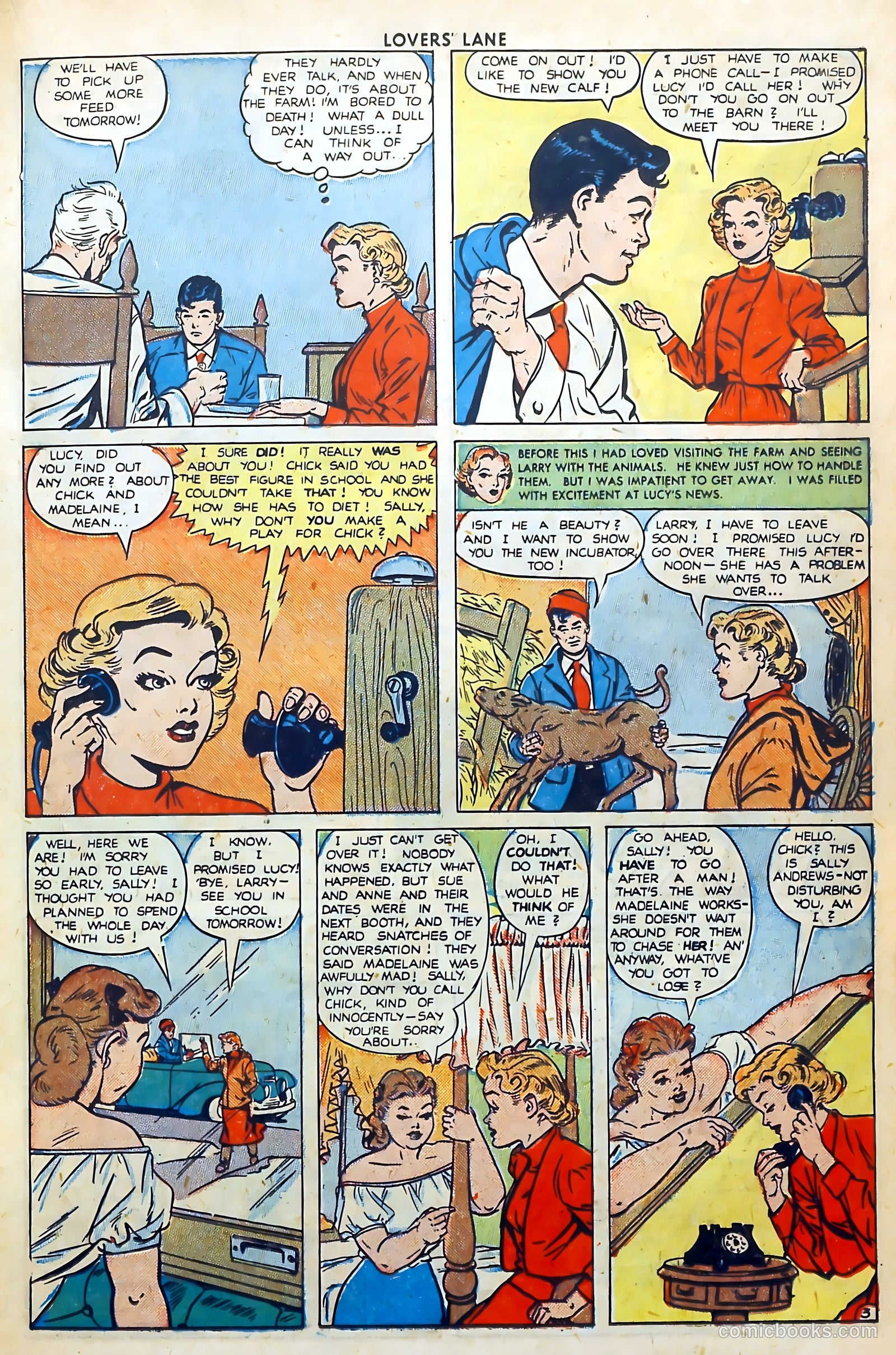 Lovers' Lane #3 (1950) — page 17 of 52
