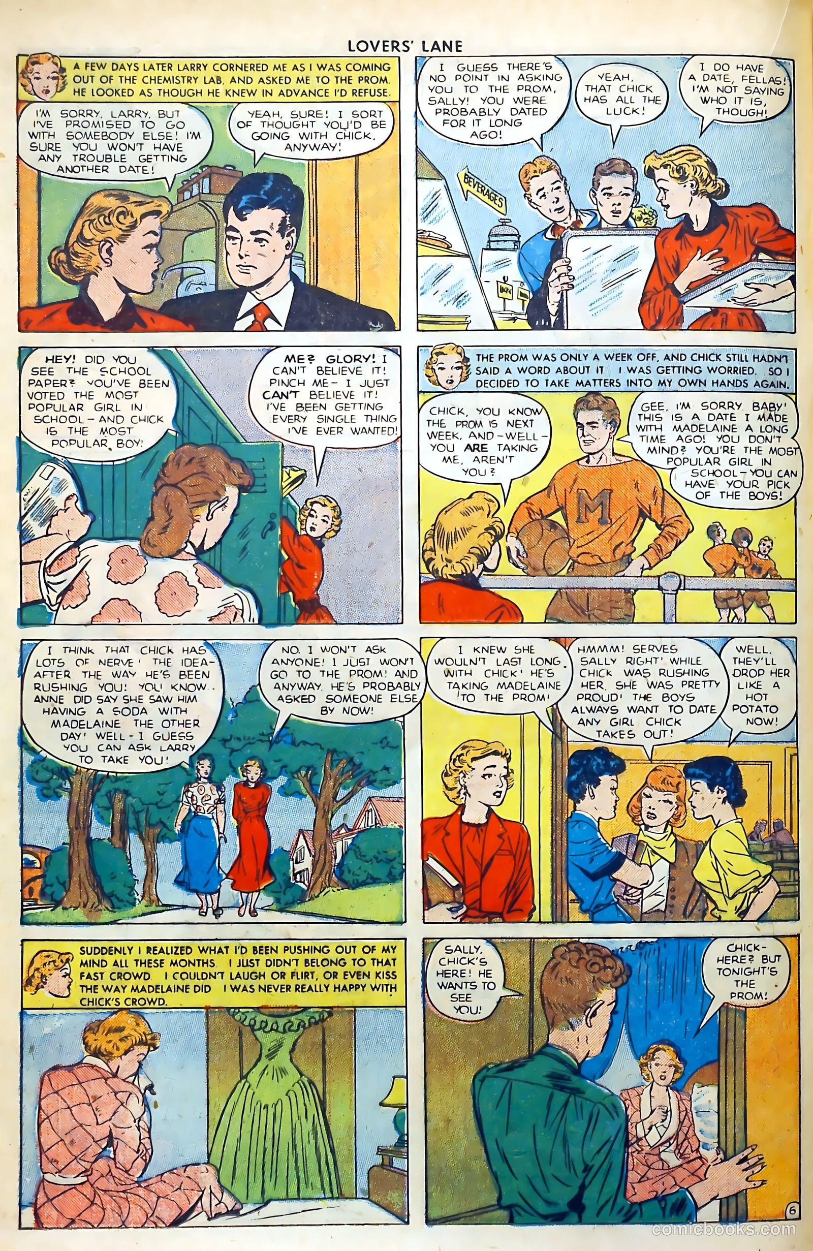 Lovers' Lane #3 (1950) — page 20 of 52