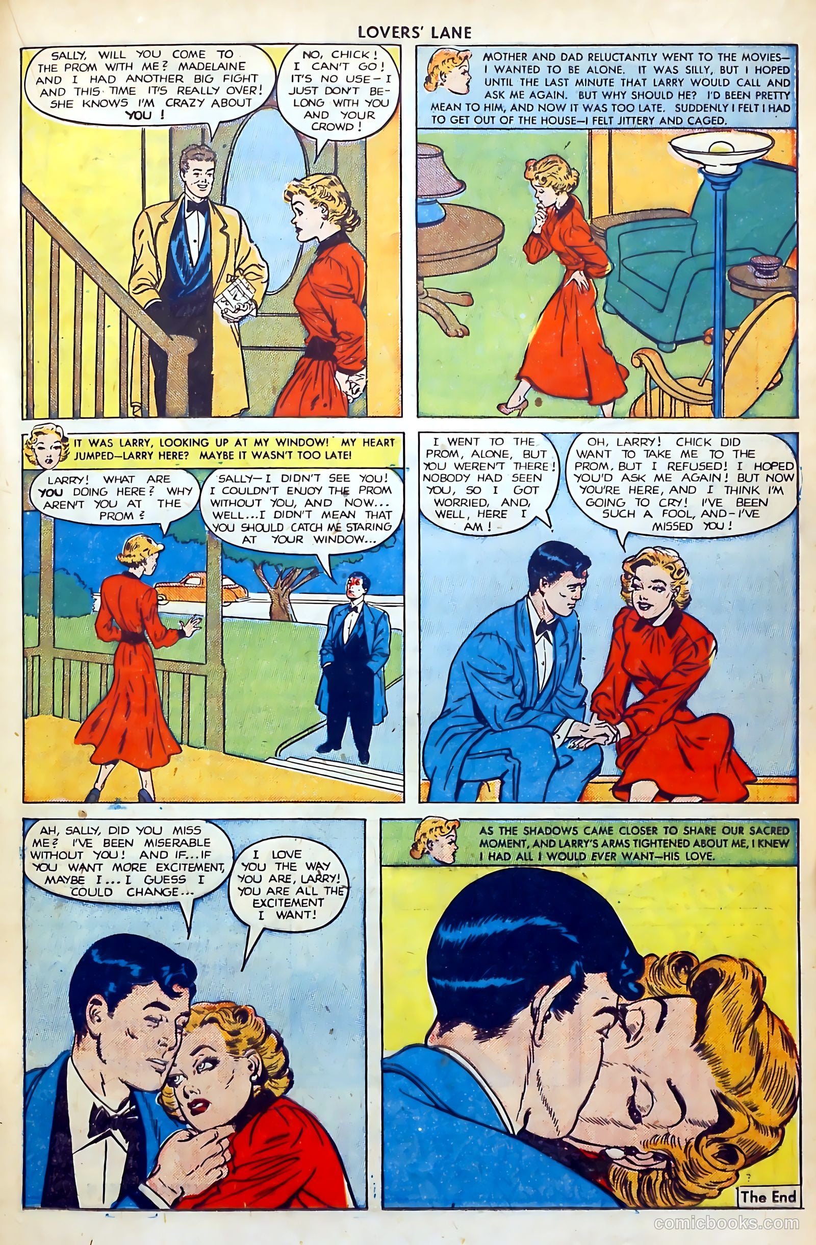 Lovers' Lane #3 (1950) — page 21 of 52