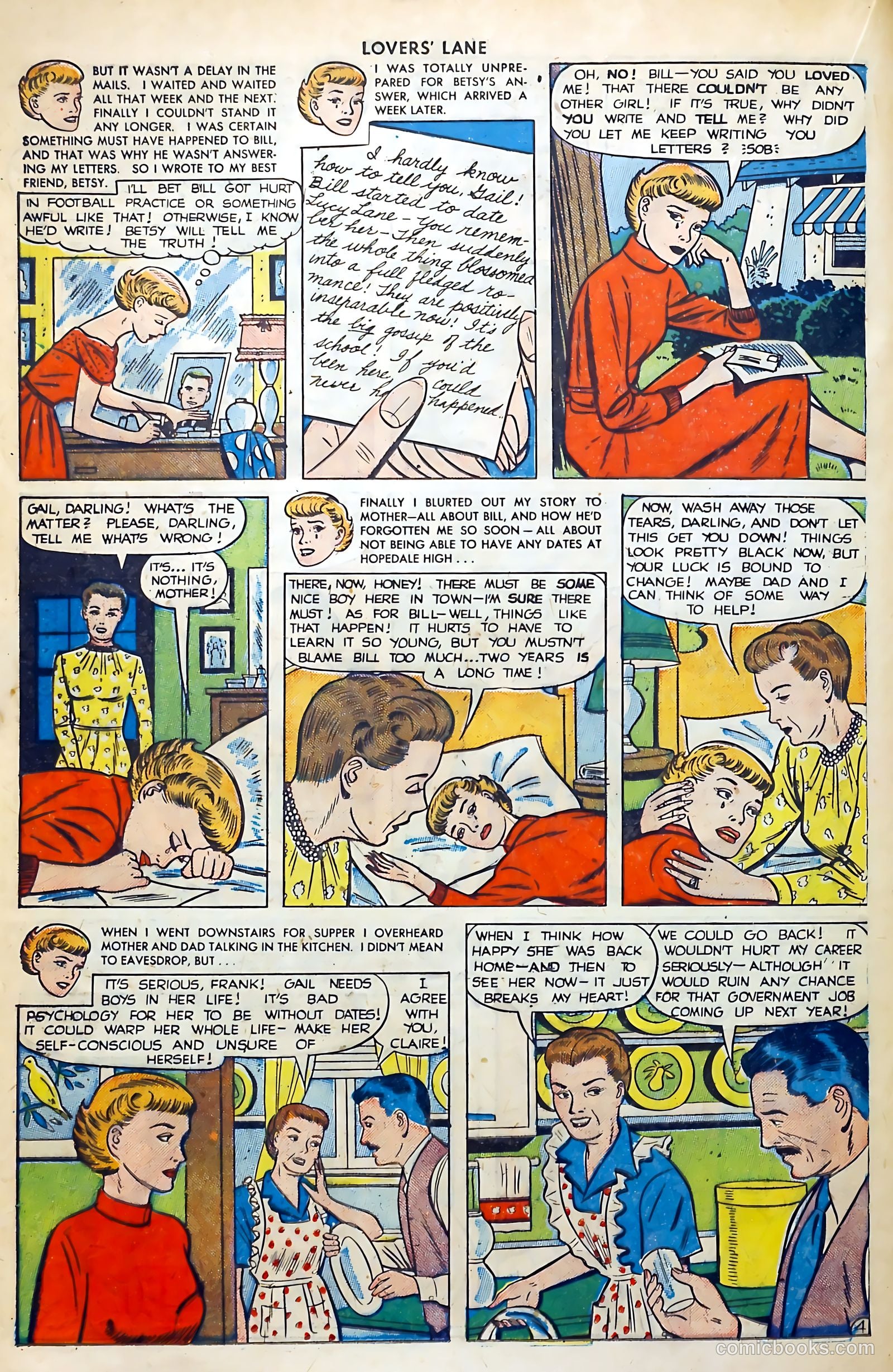 Lovers' Lane #3 (1950) — page 32 of 52