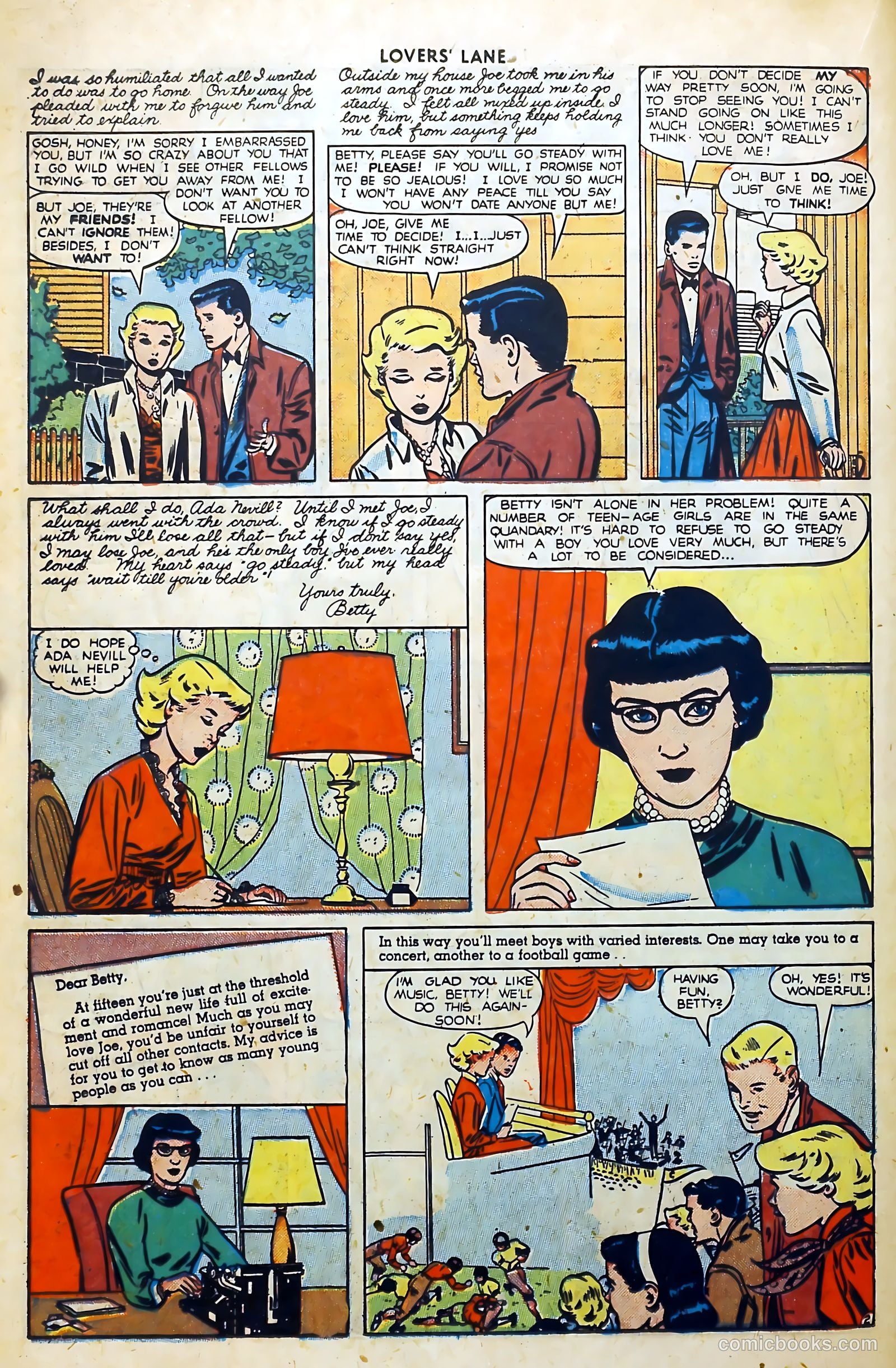 Lovers' Lane #3 (1950) — page 36 of 52
