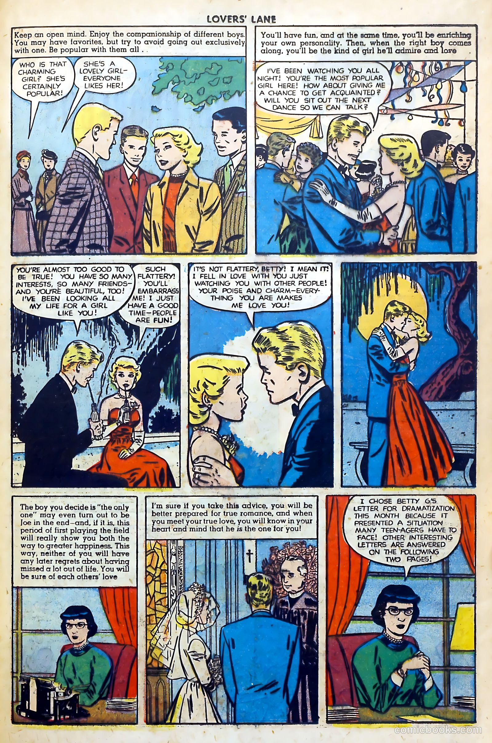 Lovers' Lane #3 (1950) — page 37 of 52