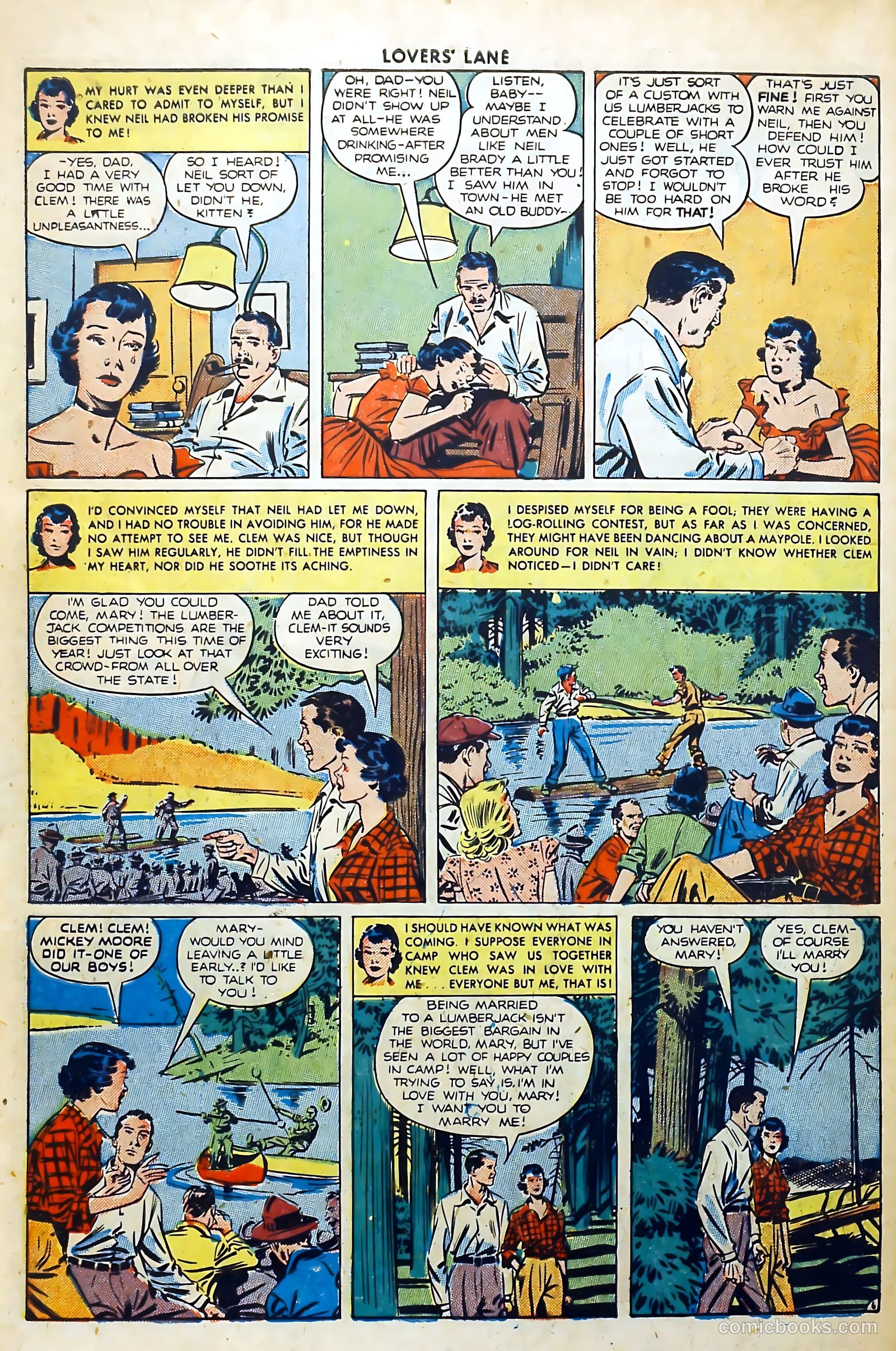 Lovers' Lane #3 (1950) — page 46 of 52