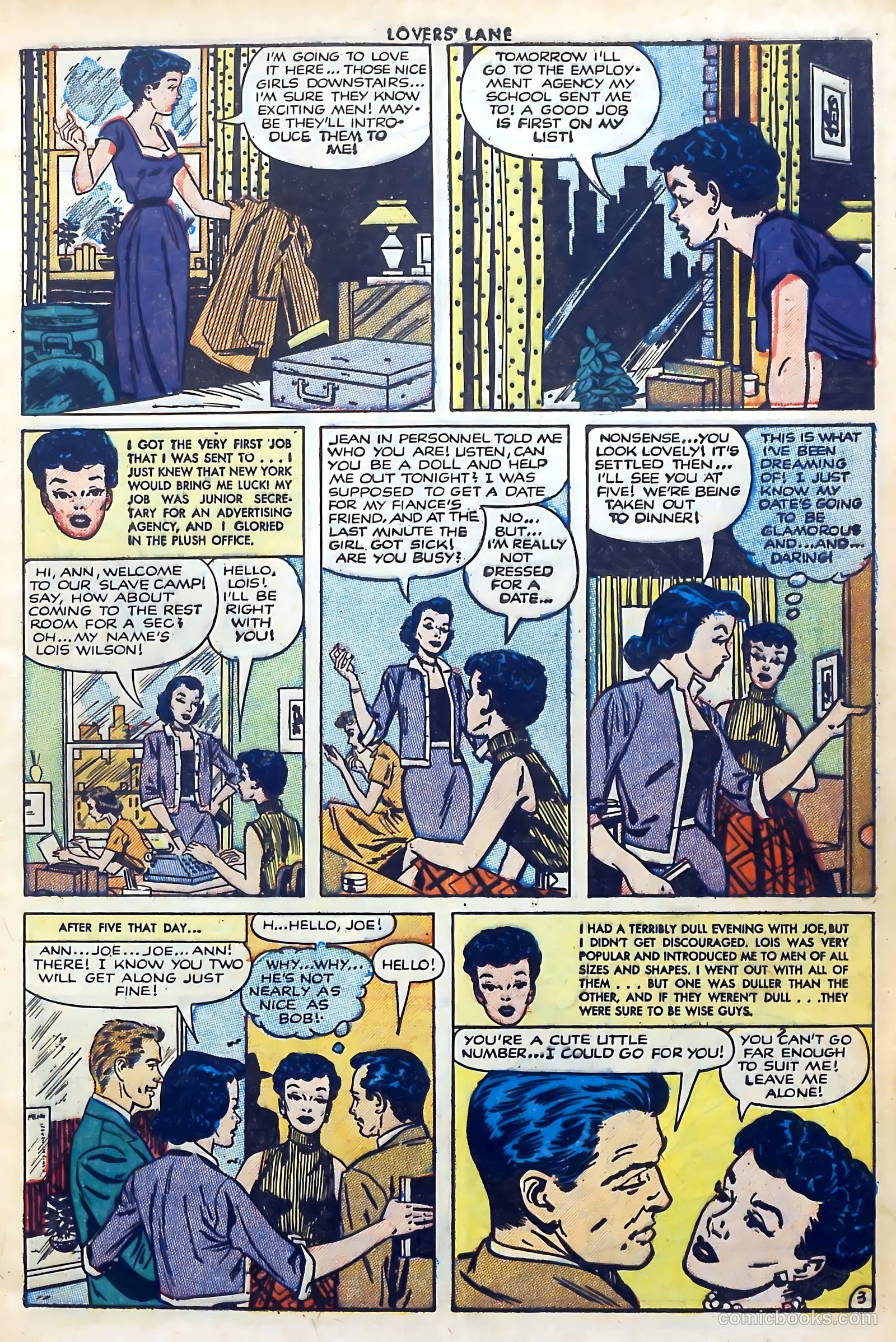 Lovers' Lane #30 (1952) — page 5 of 36