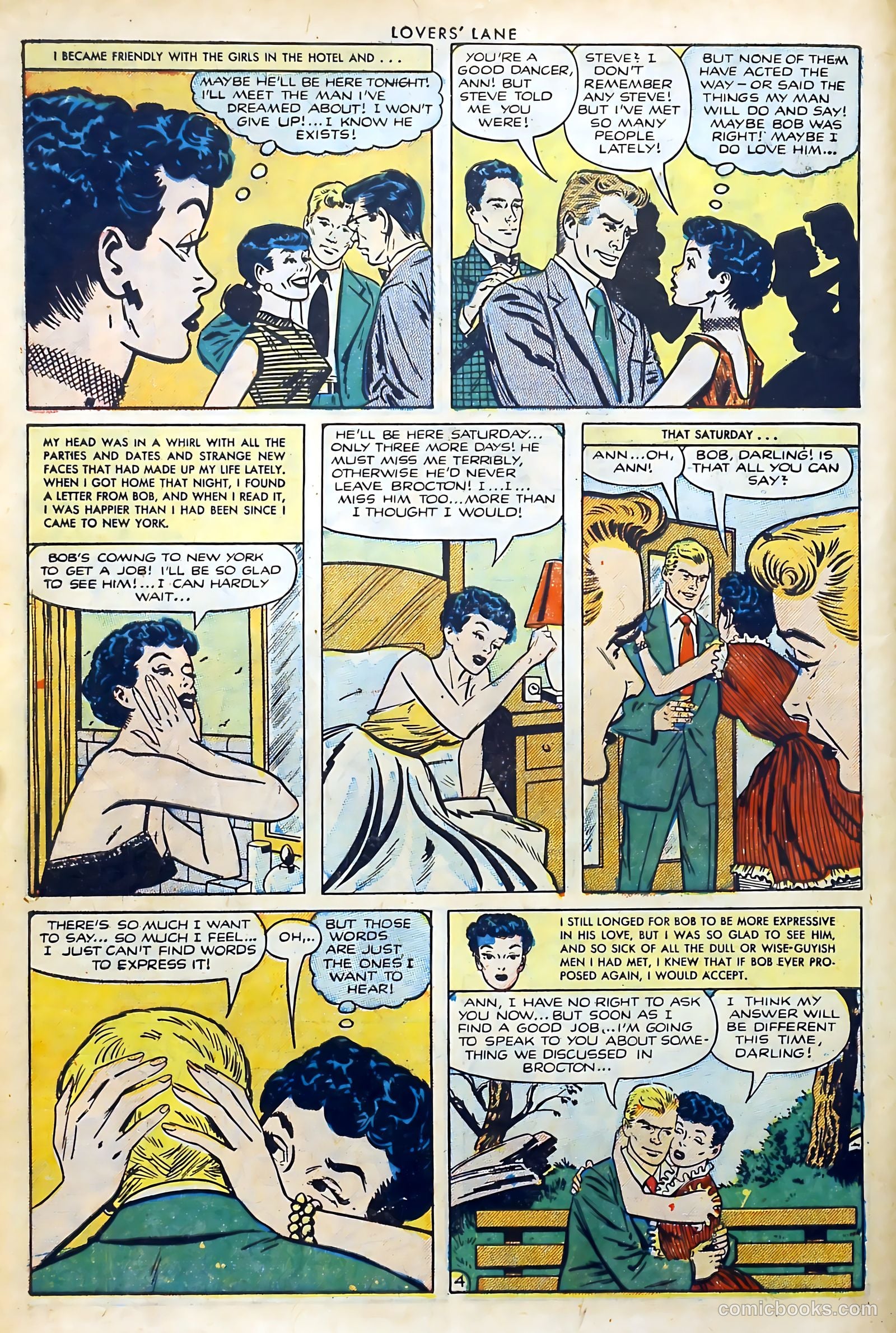 Lovers' Lane #30 (1952) — page 6 of 36