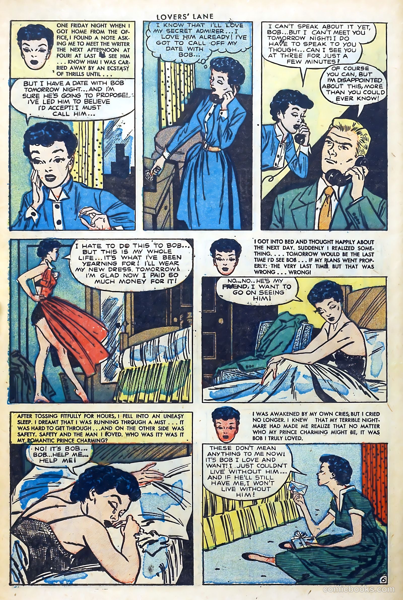 Lovers' Lane #30 (1952) — page 8 of 36