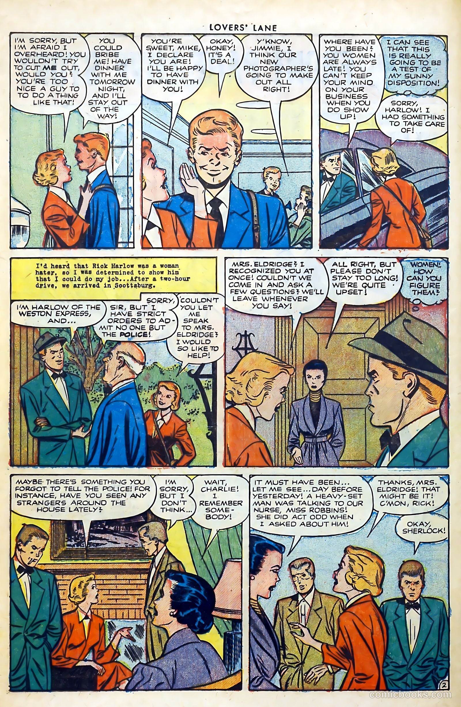 Lovers' Lane #30 (1952) — page 12 of 36