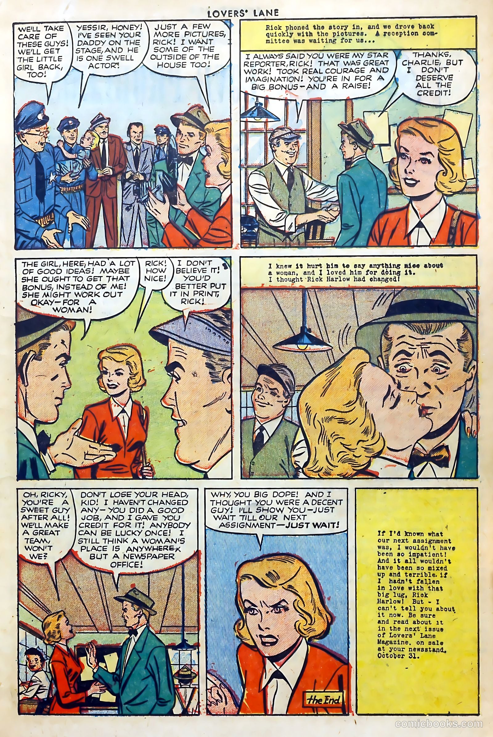 Lovers' Lane #30 (1952) — page 17 of 36