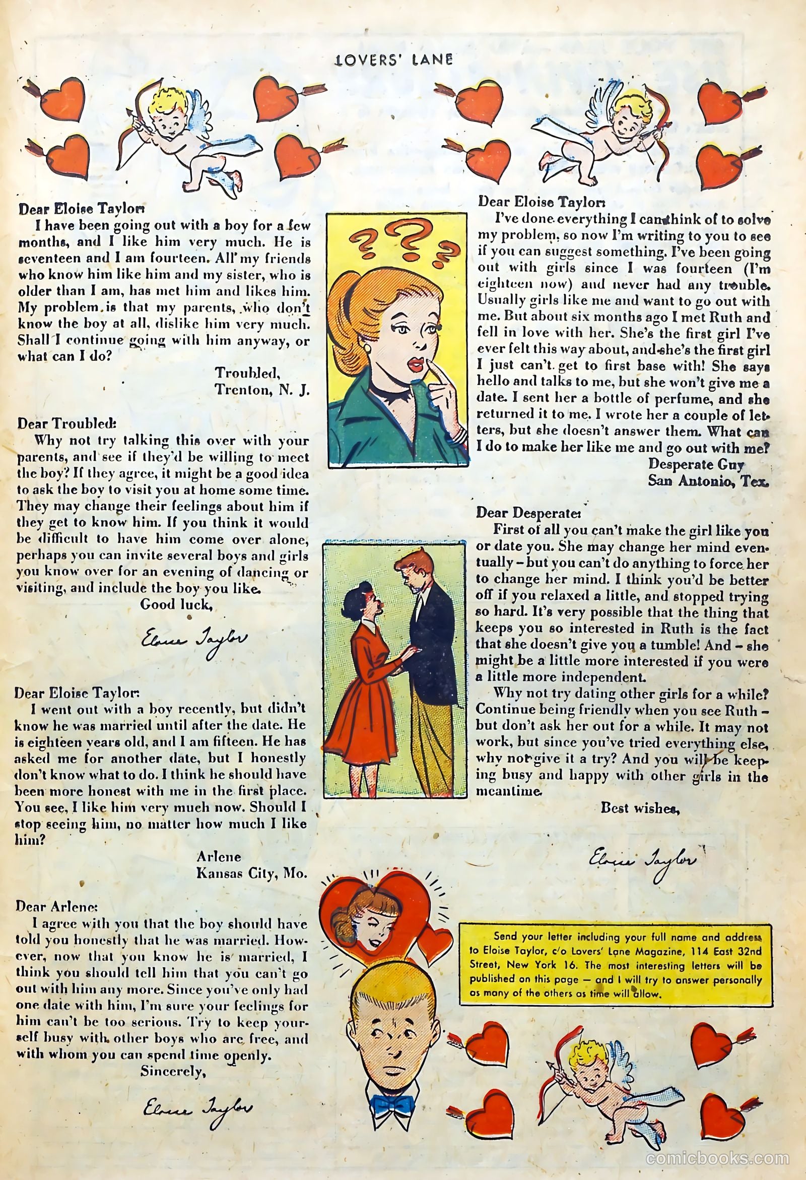 Lovers' Lane #30 (1952) — page 19 of 36