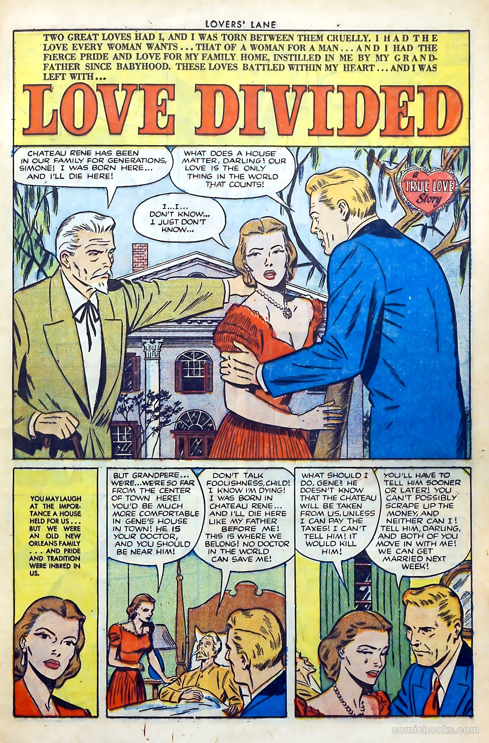 Lovers' Lane #30 (1952) — page 21 of 36