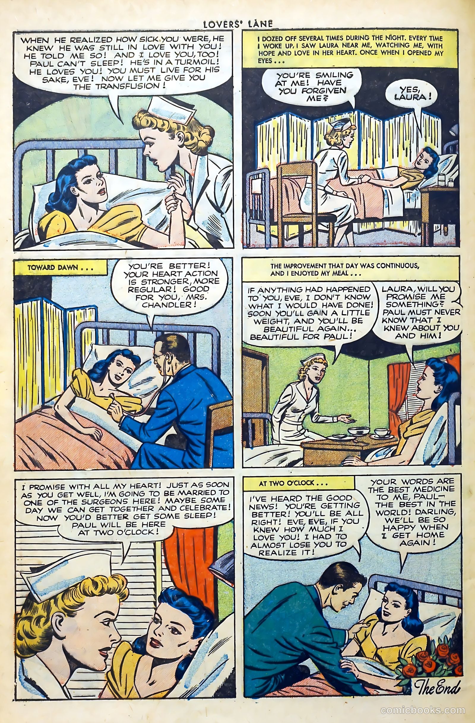 Lovers' Lane #30 (1952) — page 32 of 36
