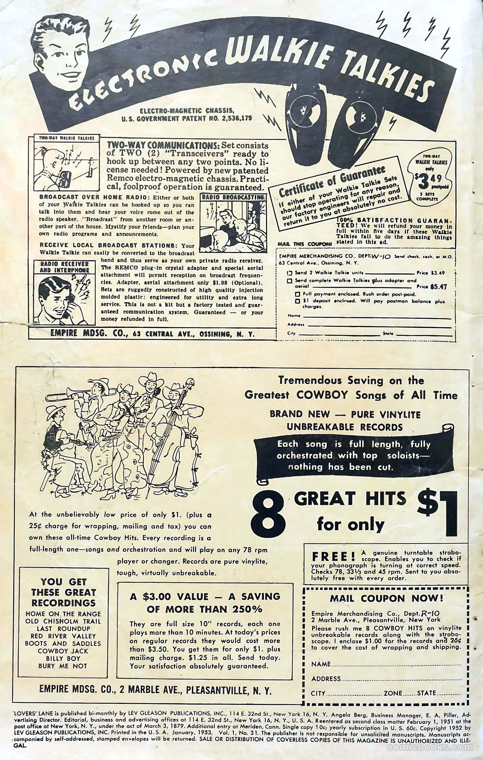Lovers' Lane #31 (1953) — page 2 of 36