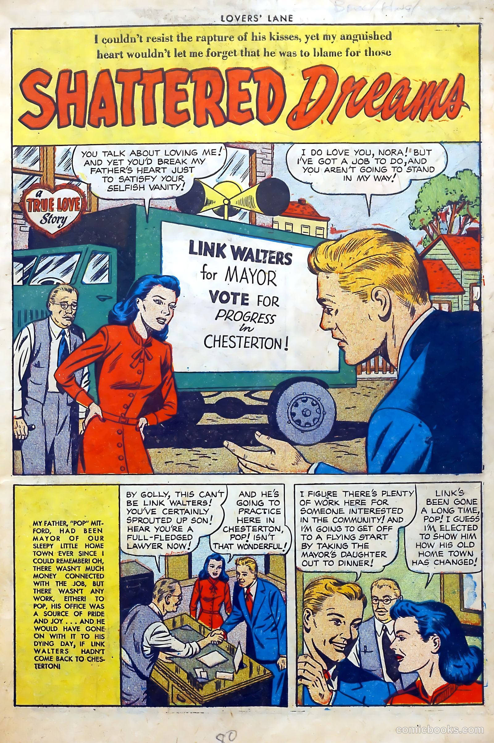 Lovers' Lane #31 (1953) — page 3 of 36