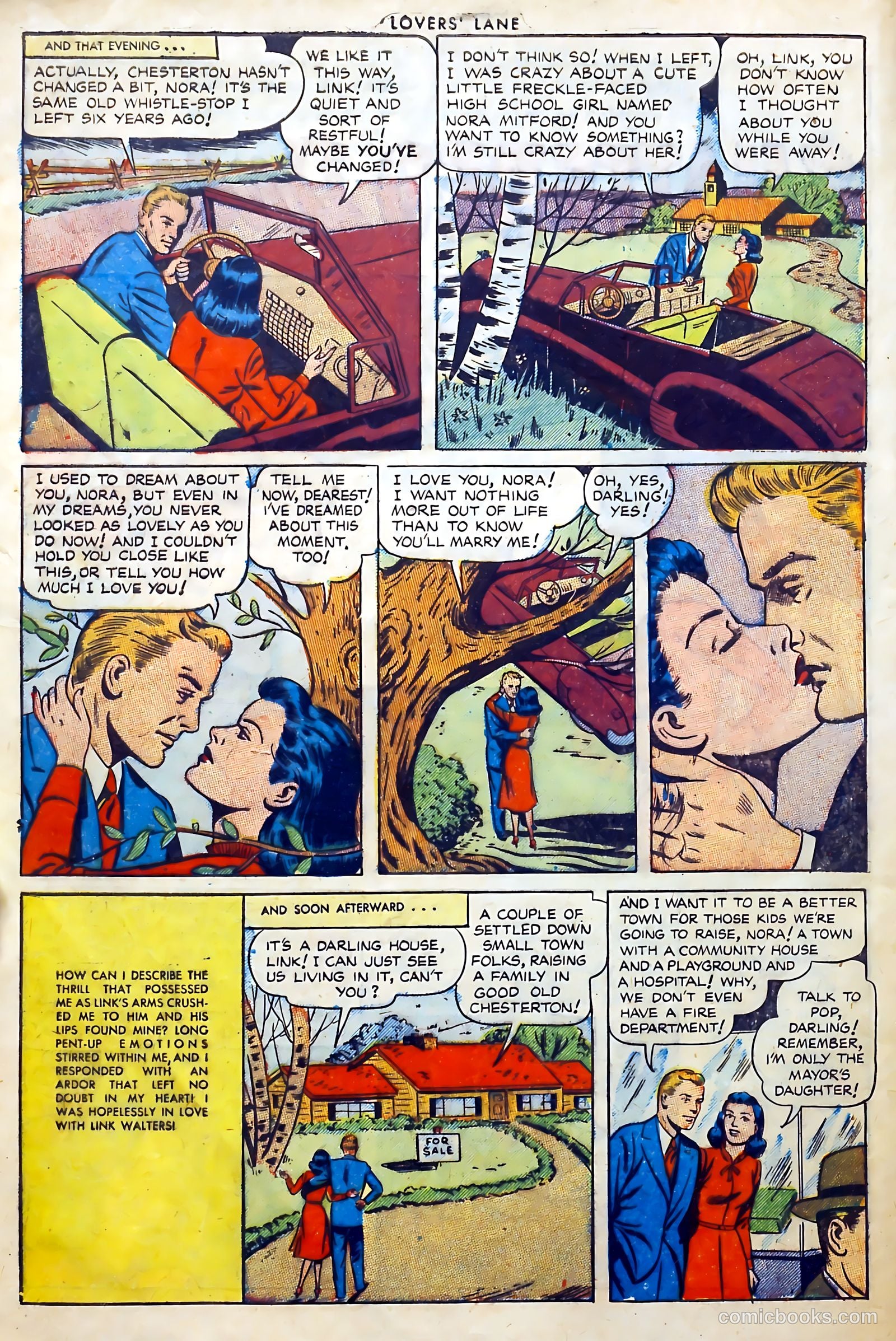 Lovers' Lane #31 (1953) — page 4 of 36