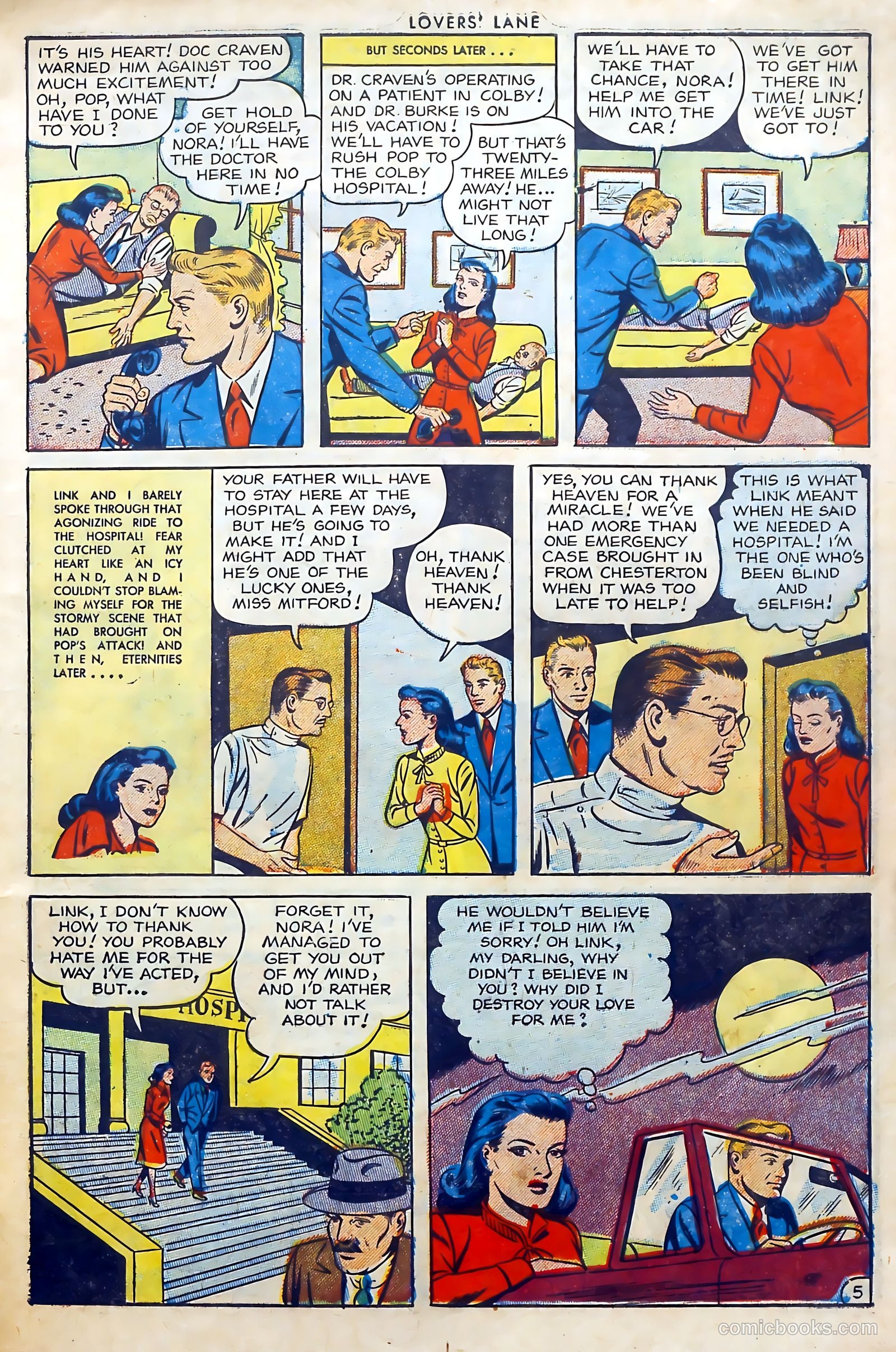 Lovers' Lane #31 (1953) — page 7 of 36