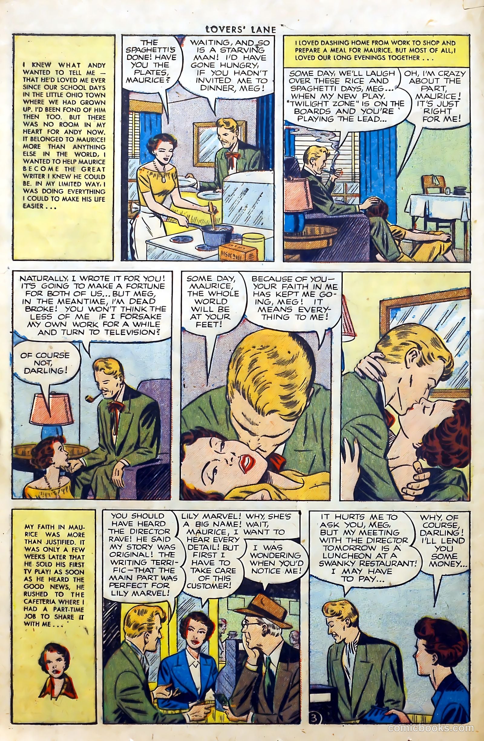 Lovers' Lane #31 (1953) — page 12 of 36
