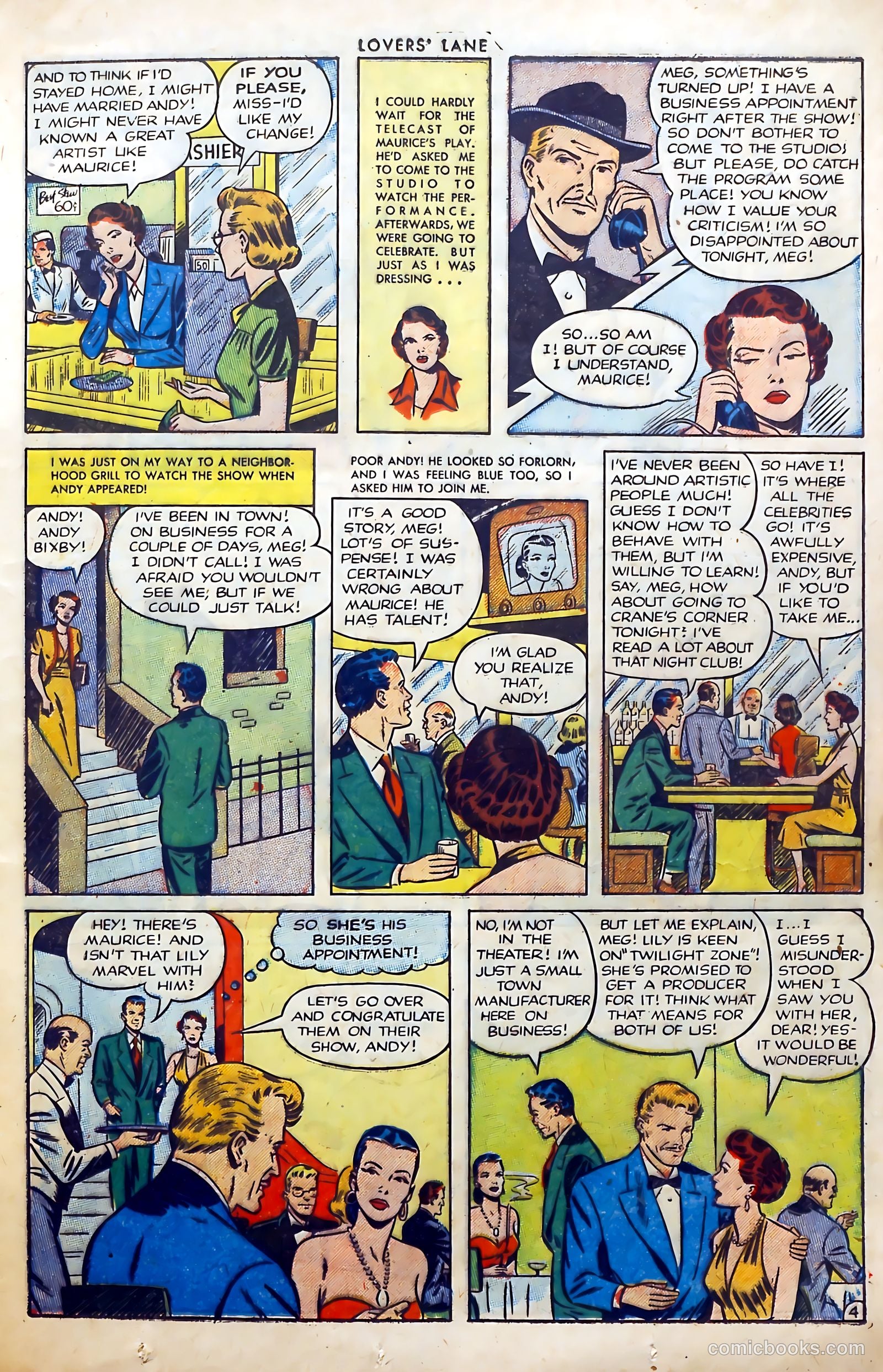 Lovers' Lane #31 (1953) — page 13 of 36