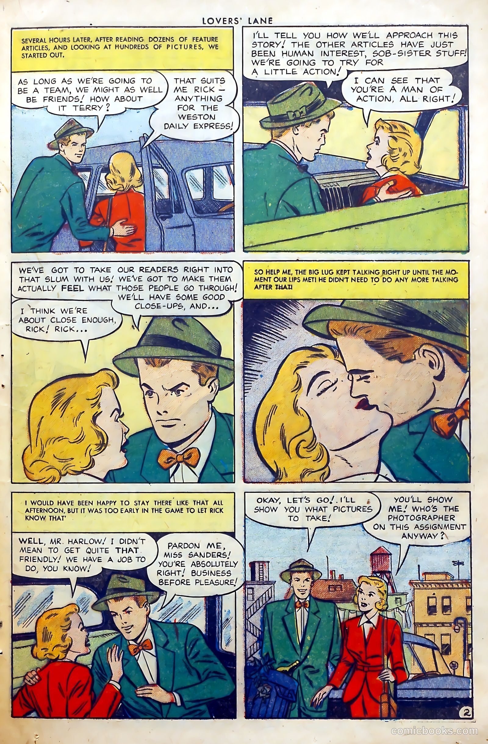 Lovers' Lane #31 (1953) — page 21 of 36