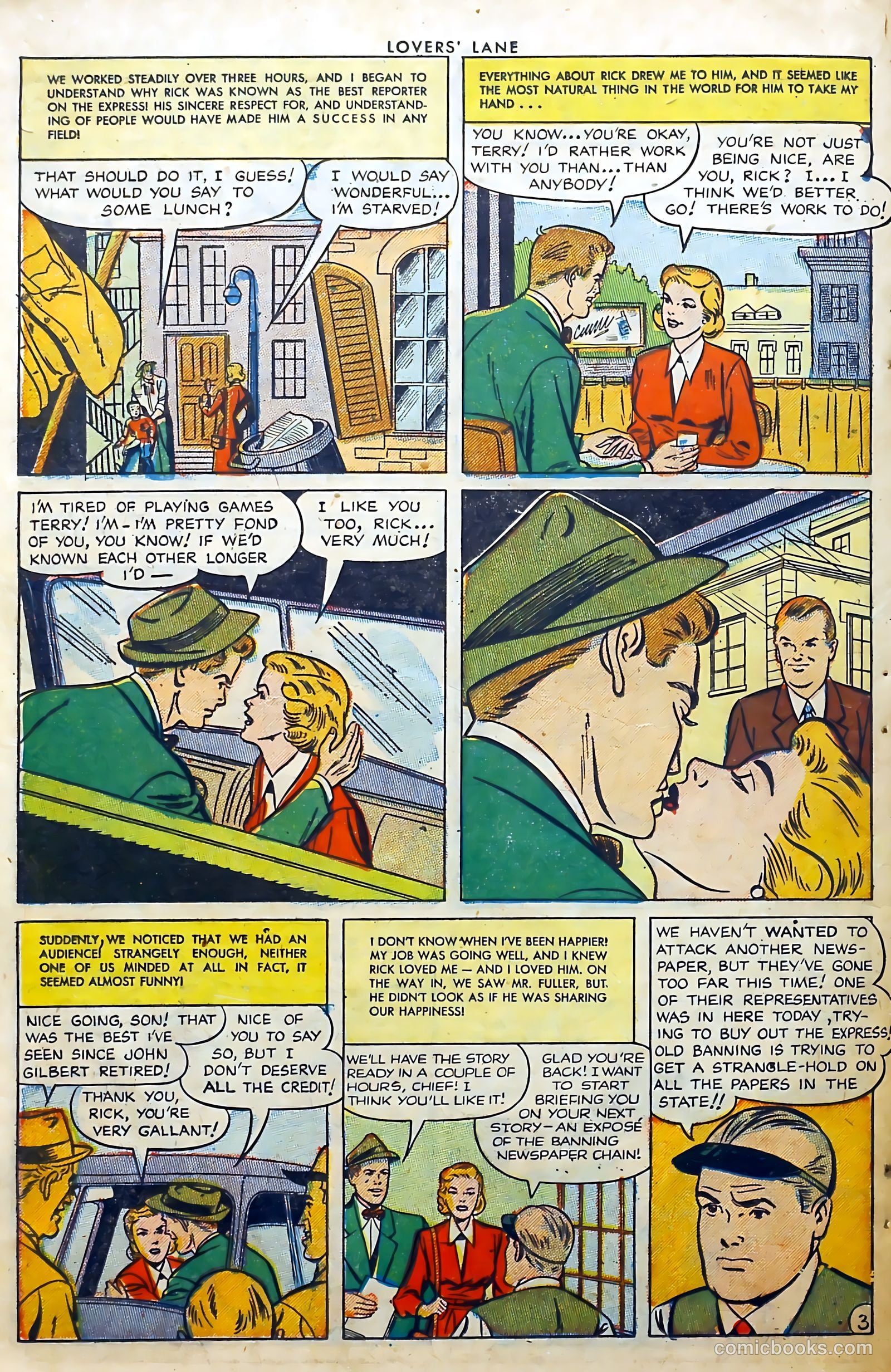 Lovers' Lane #31 (1953) — page 22 of 36